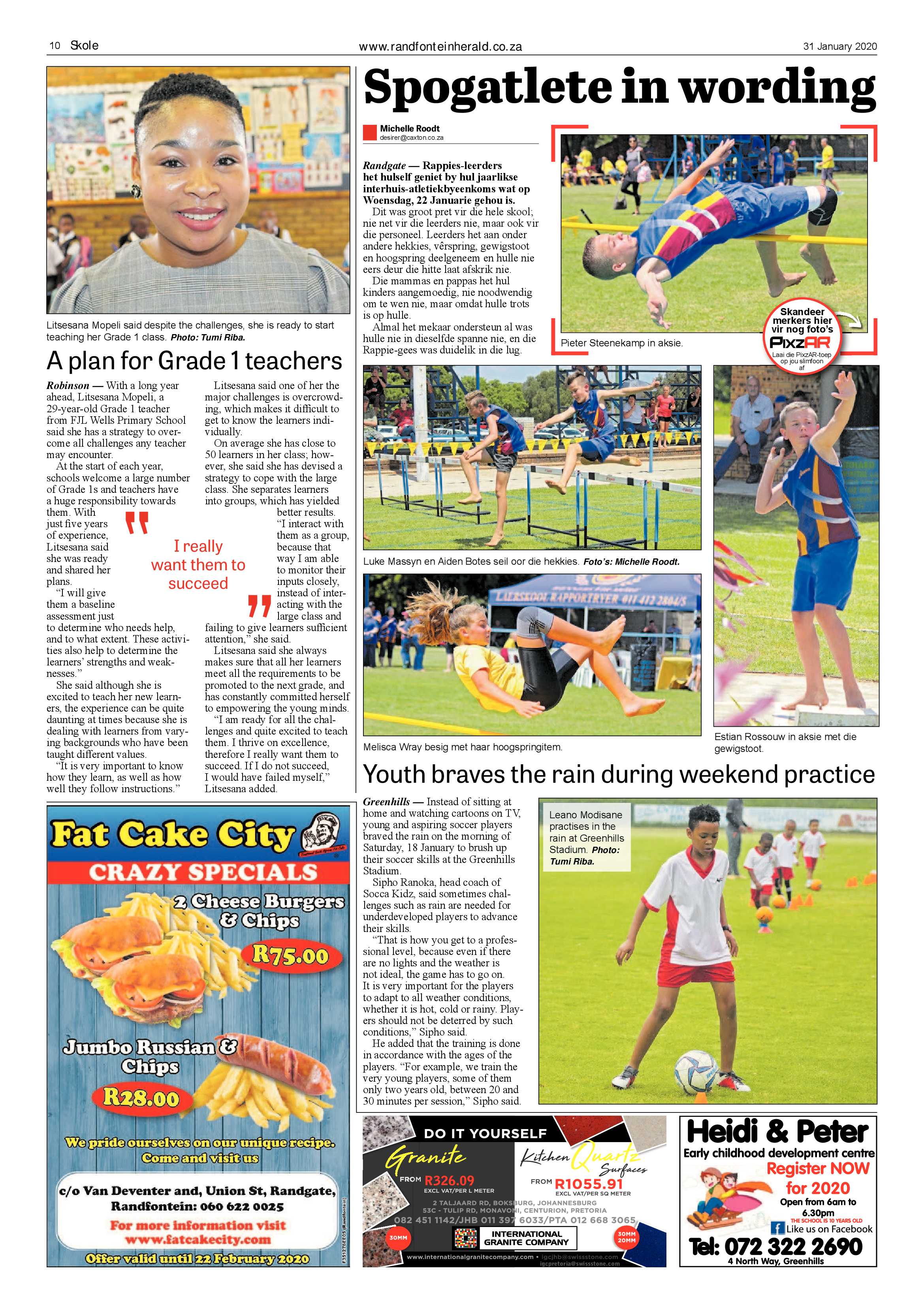 Randfontein Herald 31 January 2020 page 10