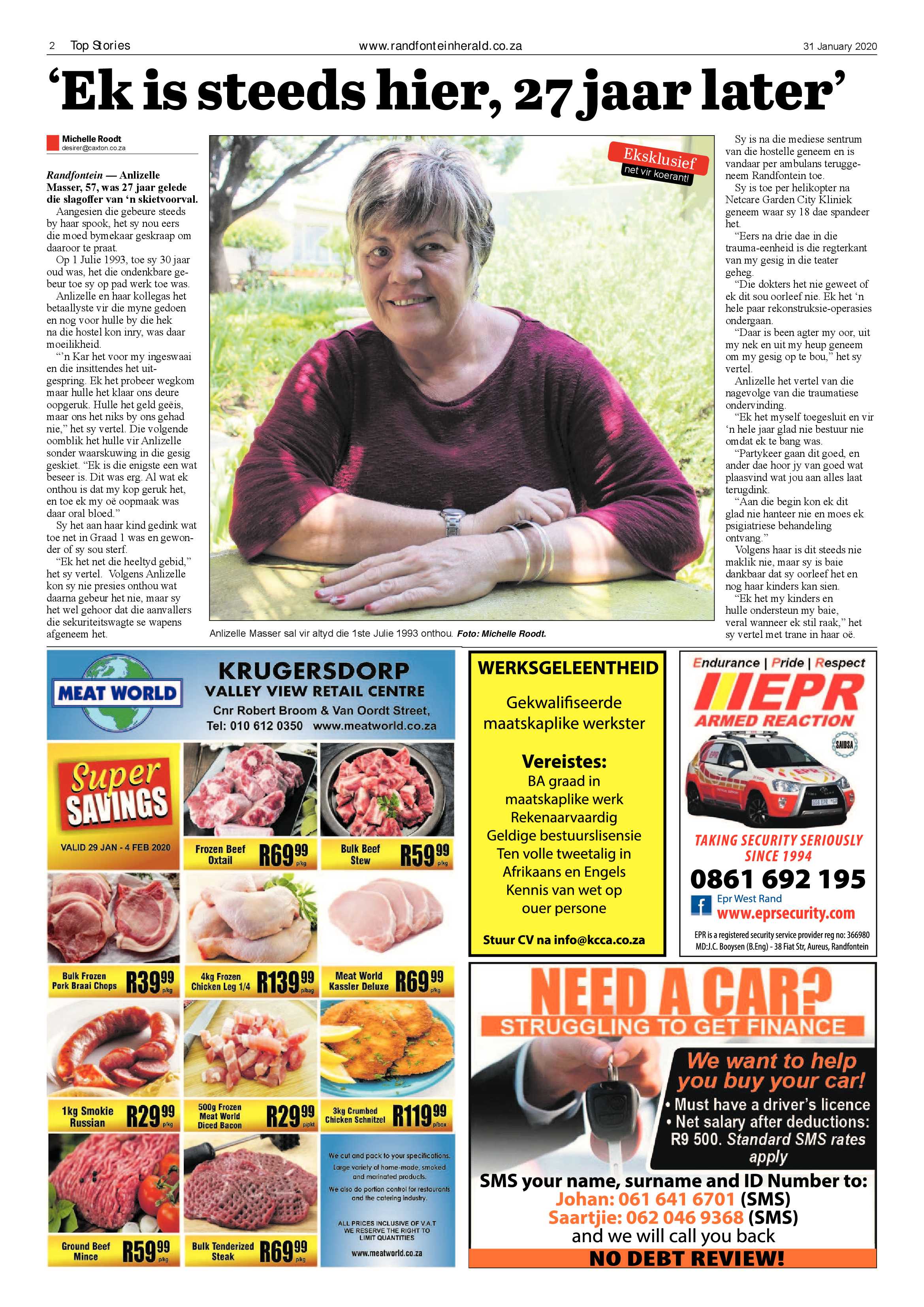 Randfontein Herald 31 January 2020 page 2