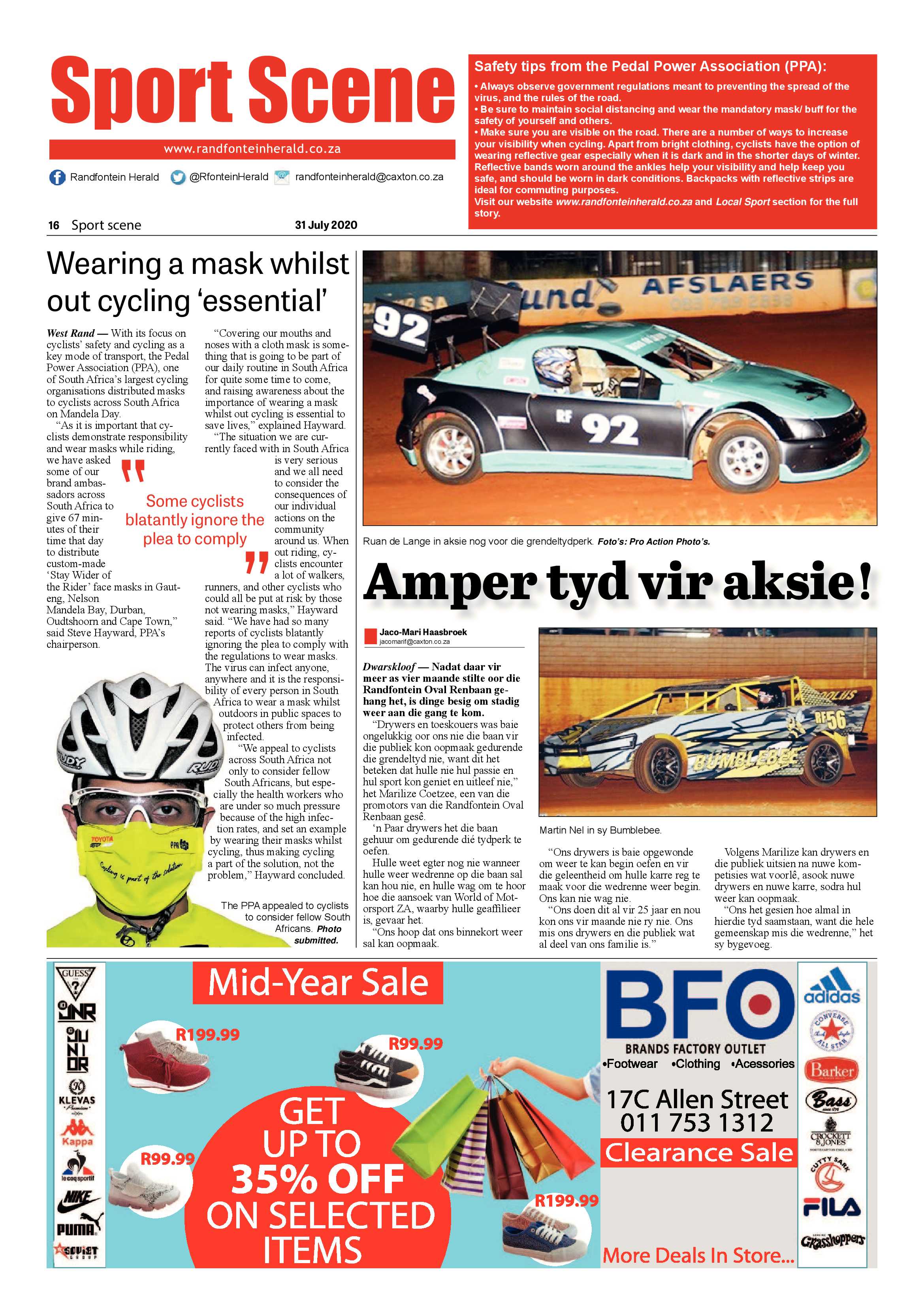 Randfontein Herald 31 July 2020 page 16