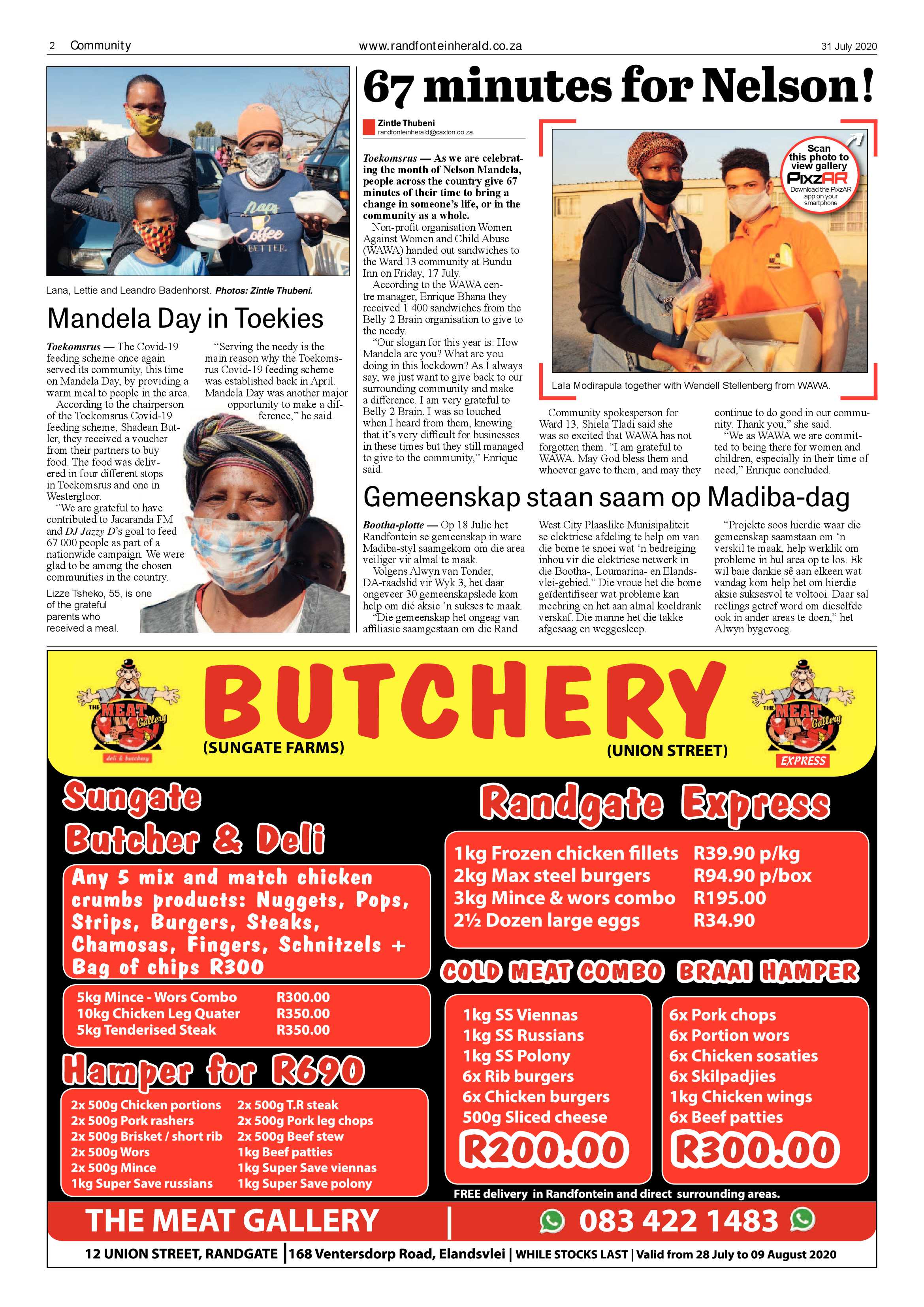 Randfontein Herald 31 July 2020 page 2