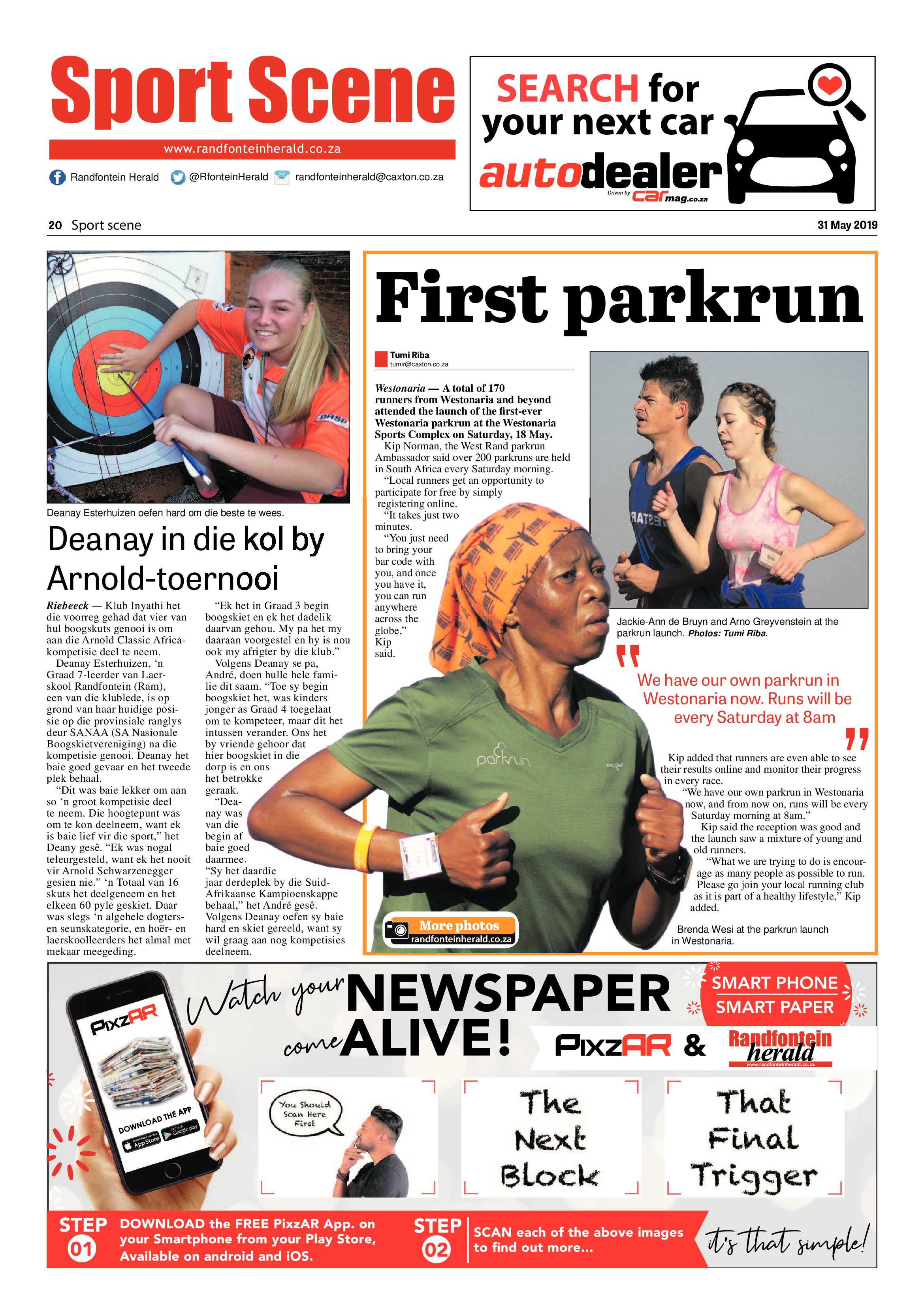 Randfontein Herald 31 May 2019 page 20