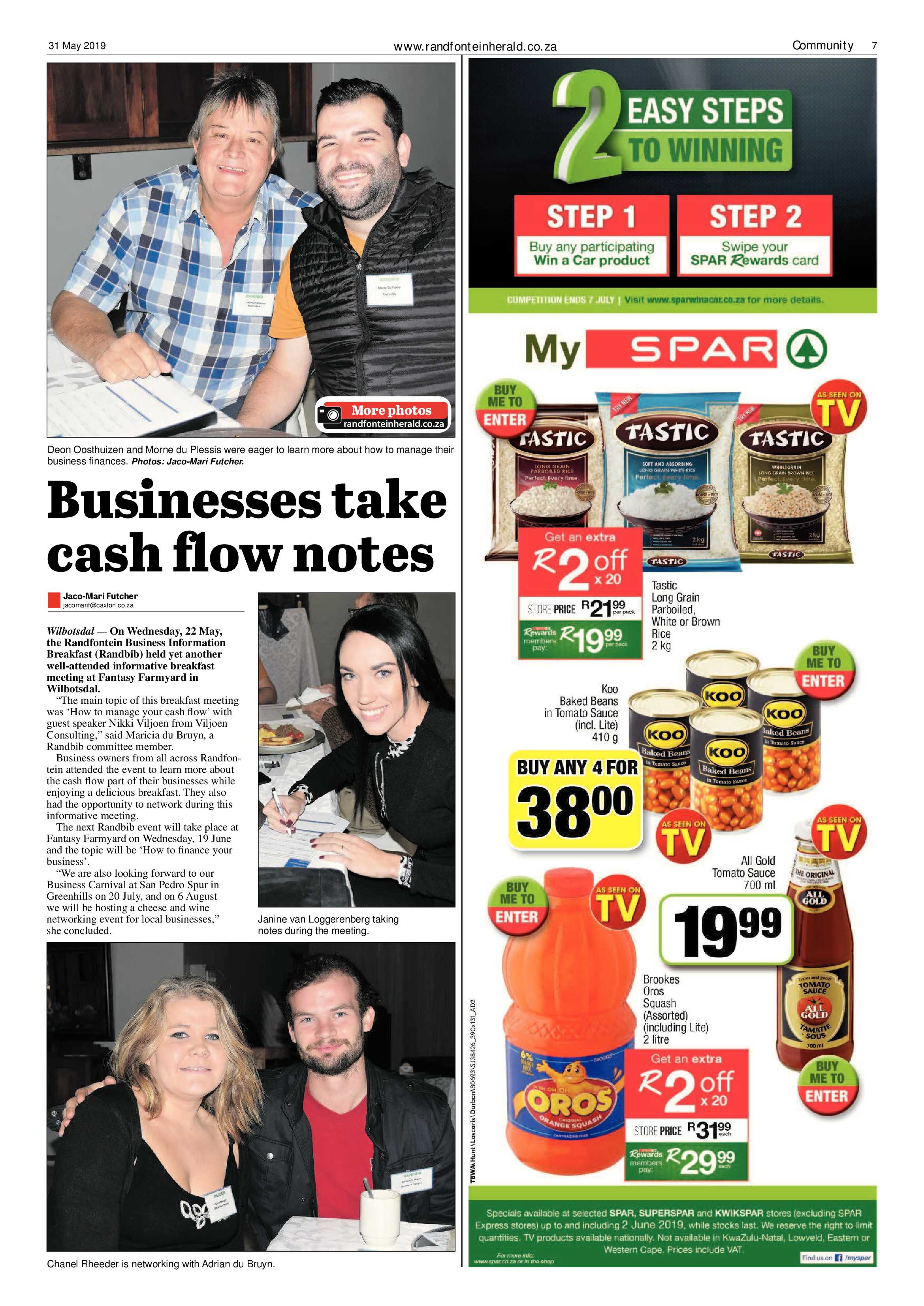 Randfontein Herald 31 May 2019 page 7
