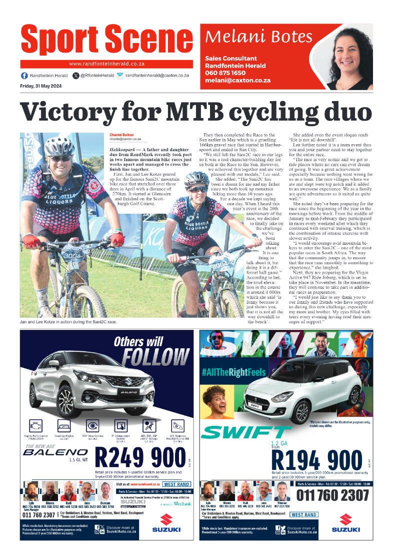 Randfontein Herald 31 May 2024 page 8
