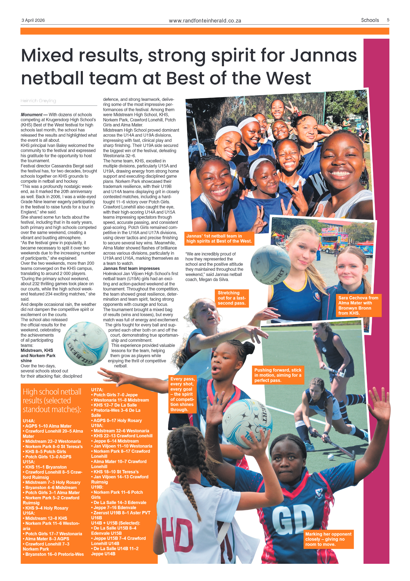 Randfontein Herald 3 April 2026 page 5