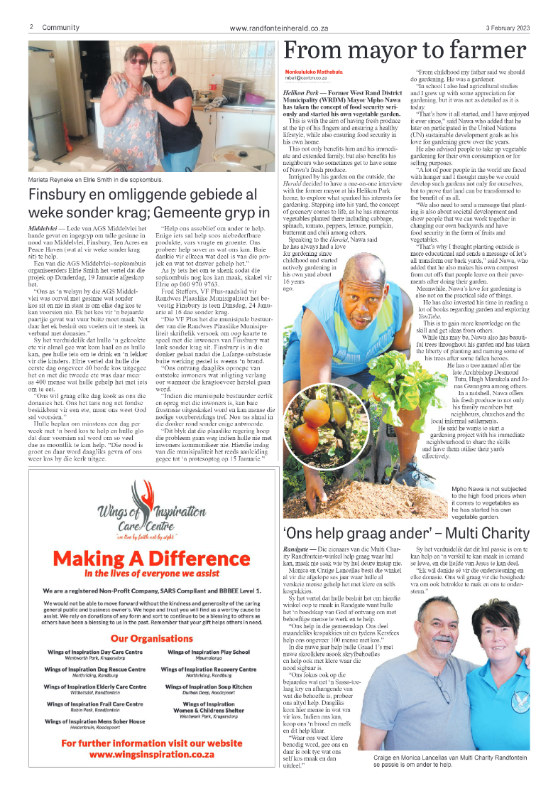 Randfontein Herald 3 February 2023 page 2