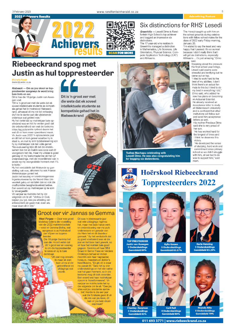 Randfontein Herald 3 February 2023 page 5