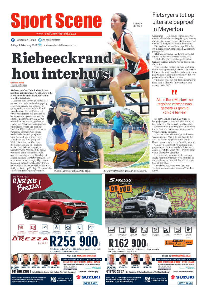 Randfontein Herald 3 February 2023 page 8