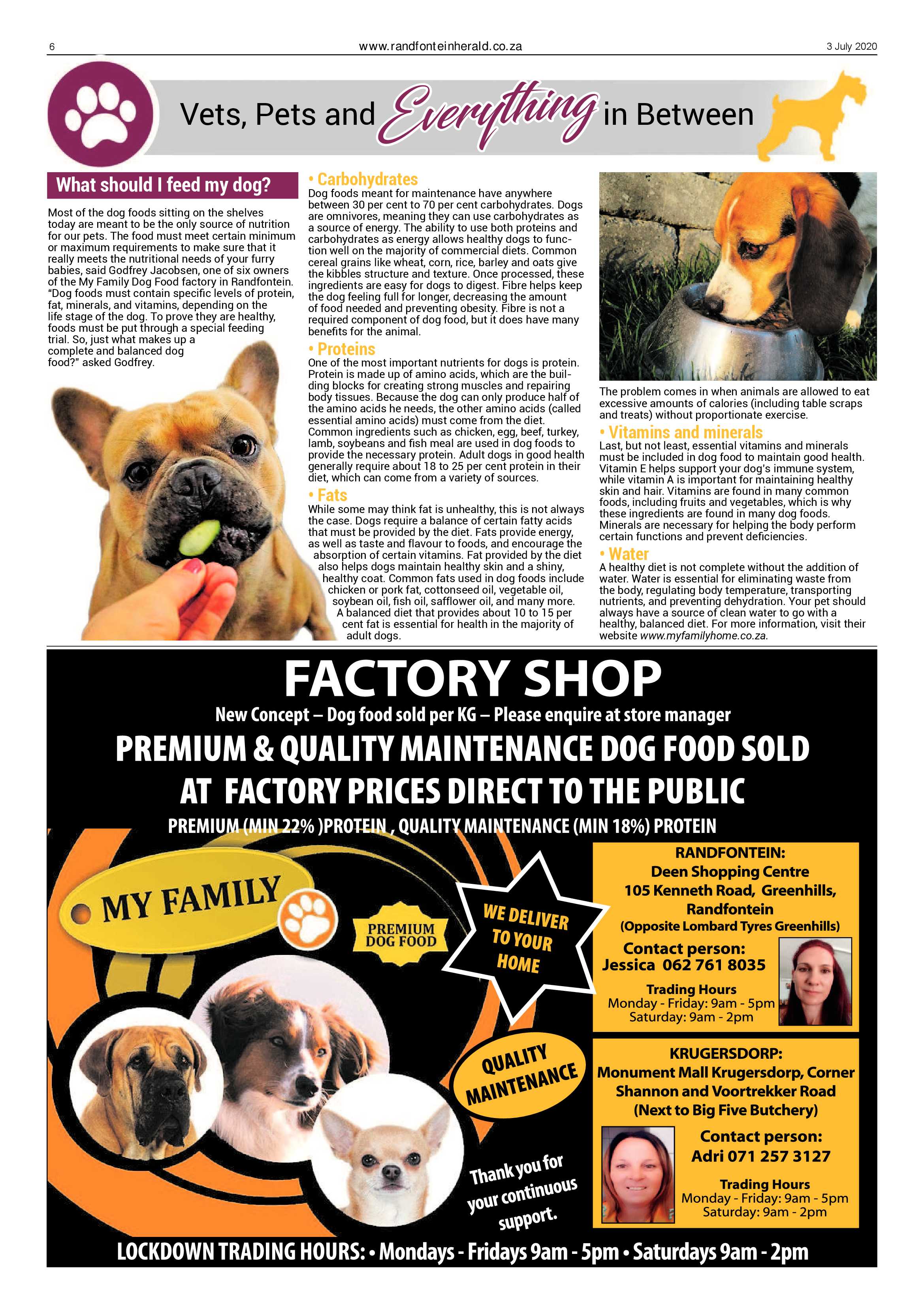 Randfontein Herald 3 July 2020 page 6