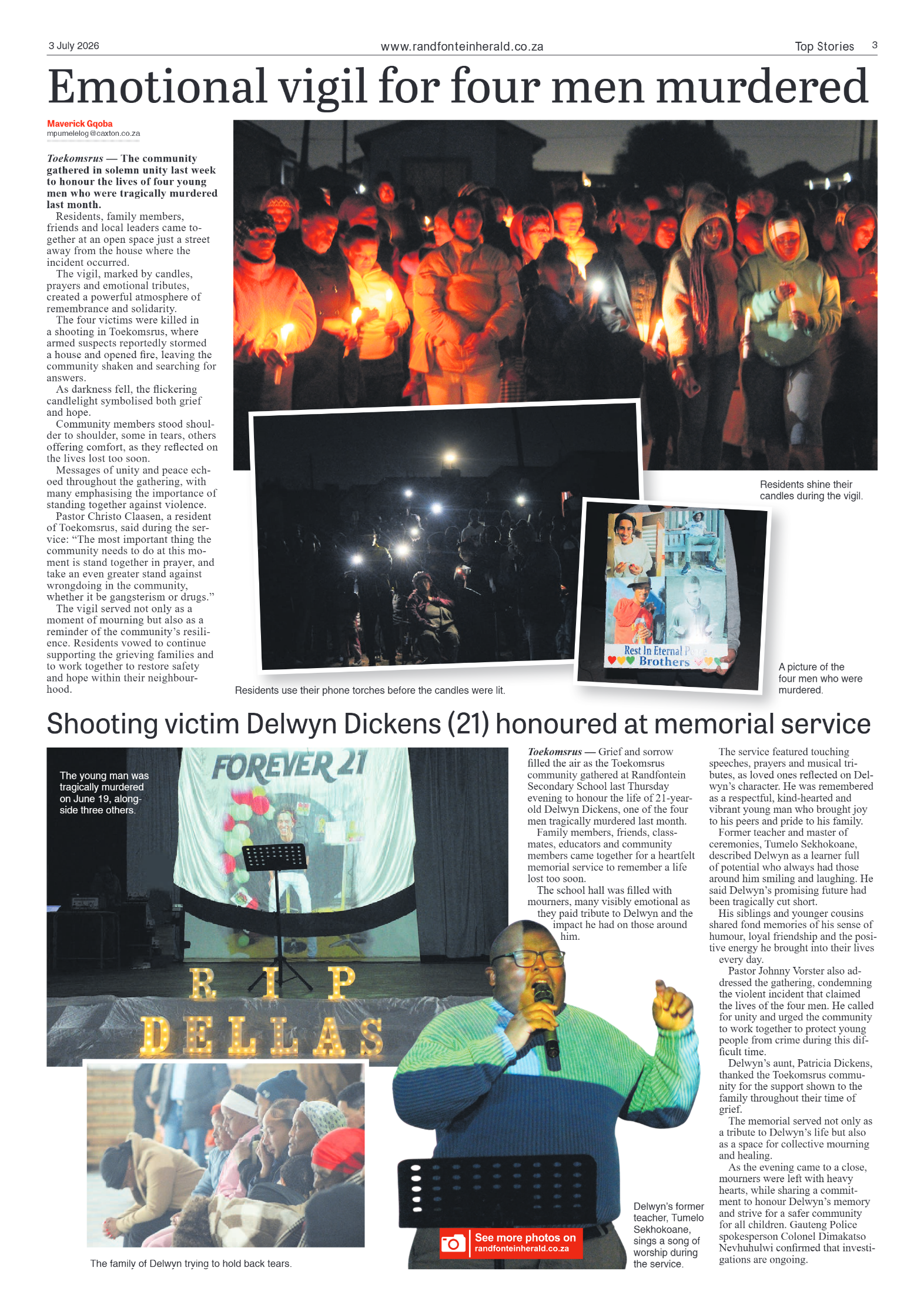 Randfontein Herald 3 July 2026 page 3