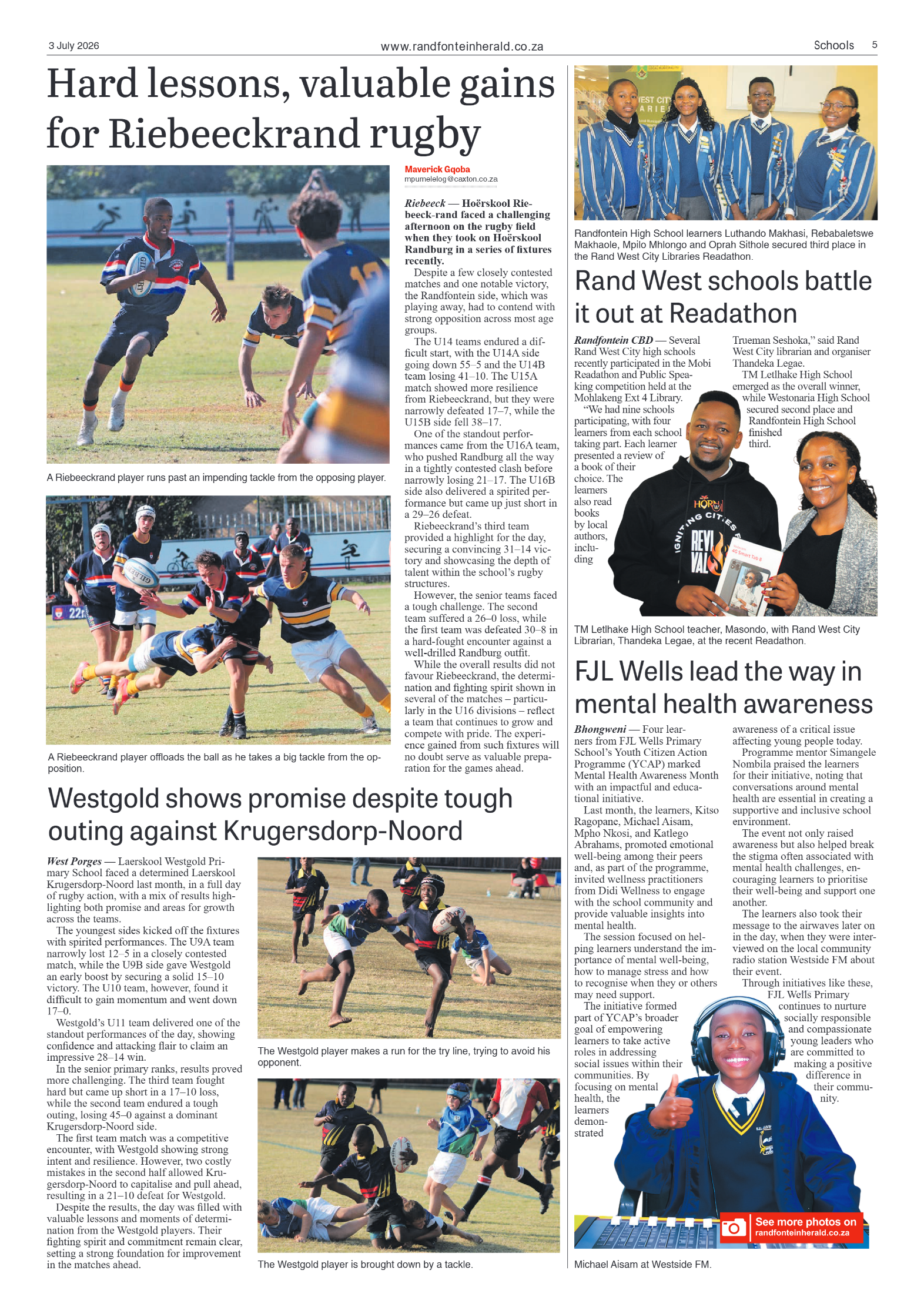 Randfontein Herald 3 July 2026 page 5