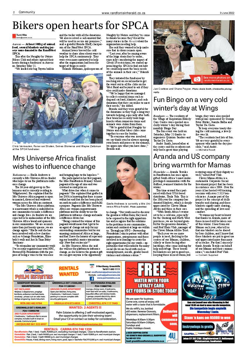 Randfontein Herald 3 June 2022 page 2