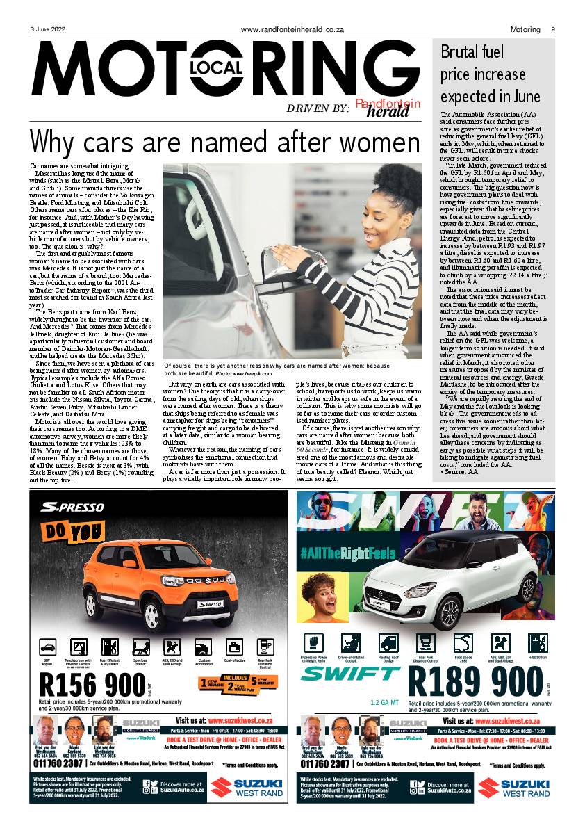 Randfontein Herald 3 June 2022 page 9