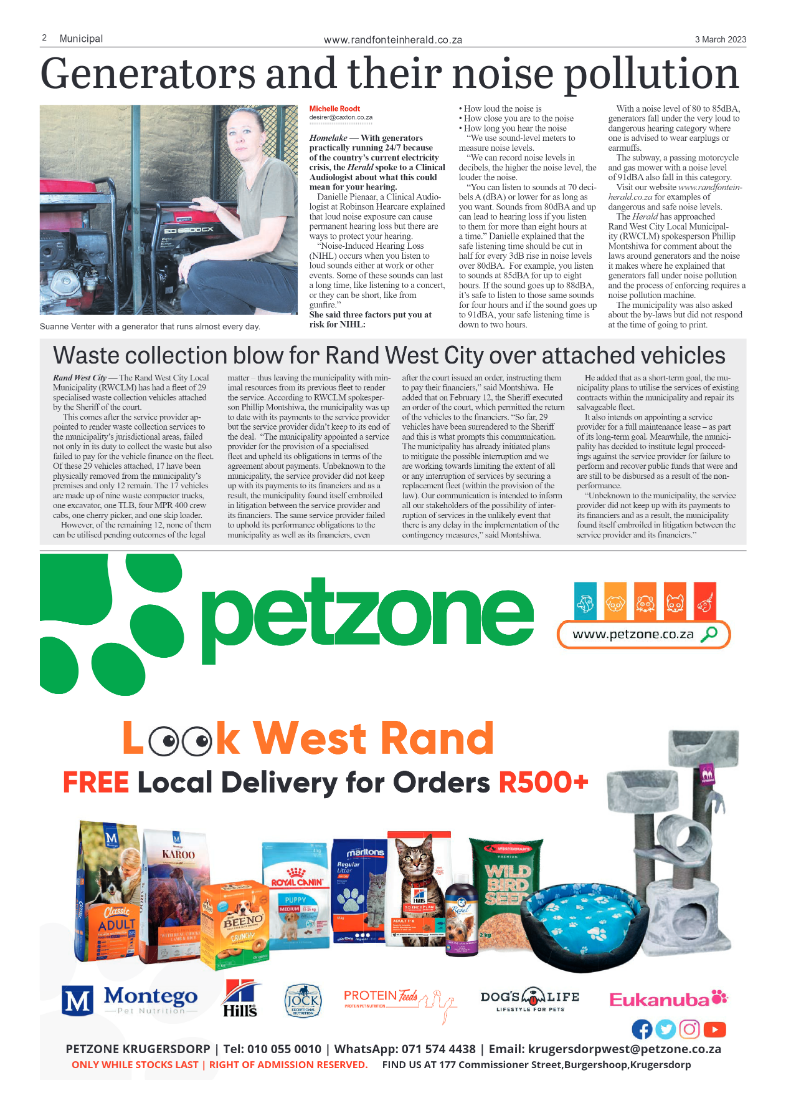 Randfontein Herald 3 March 2023 page 2