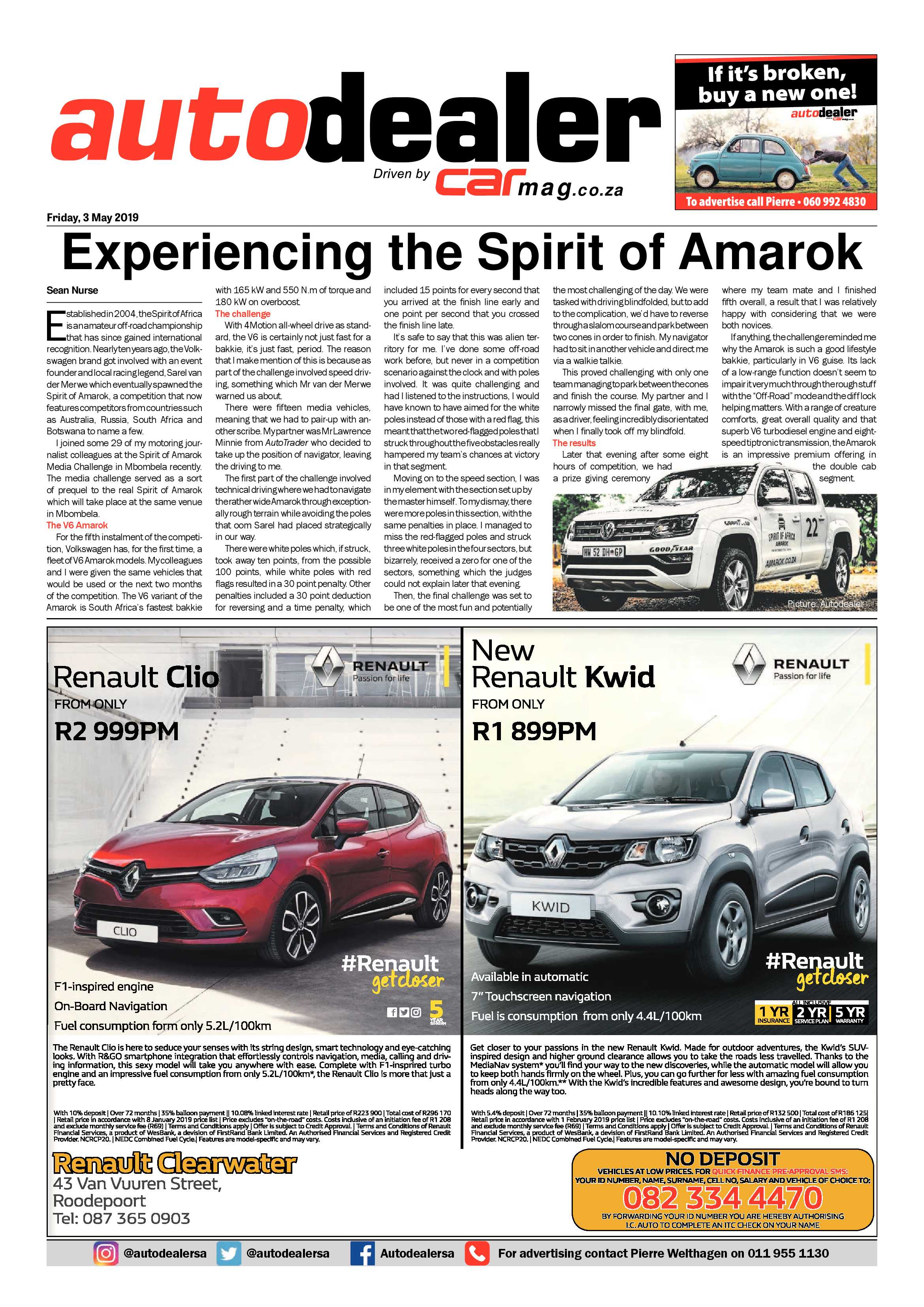 Randfontein Herald 3 May 2019 page 15