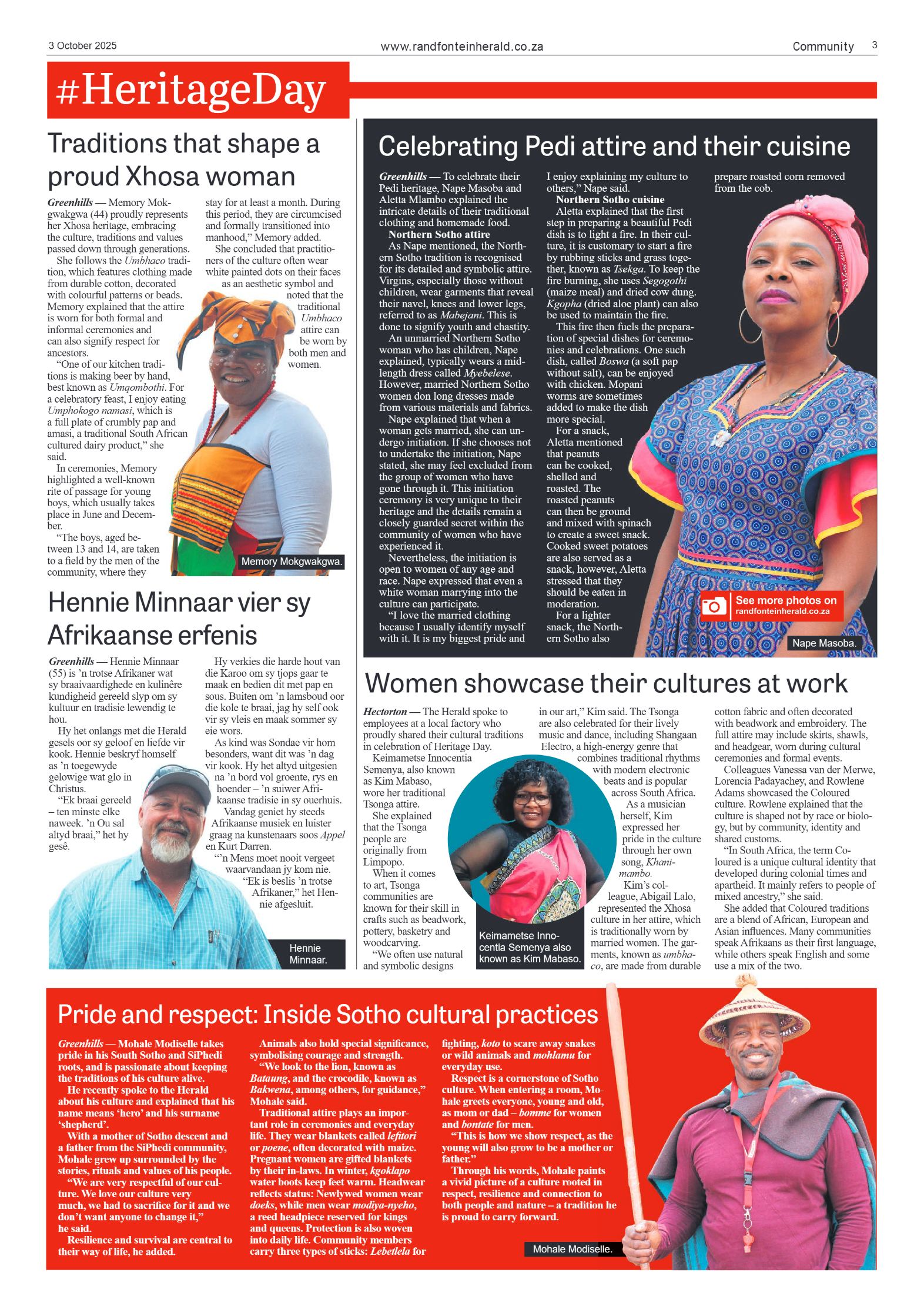 Randfontein Herald 3 October 2025 page 3