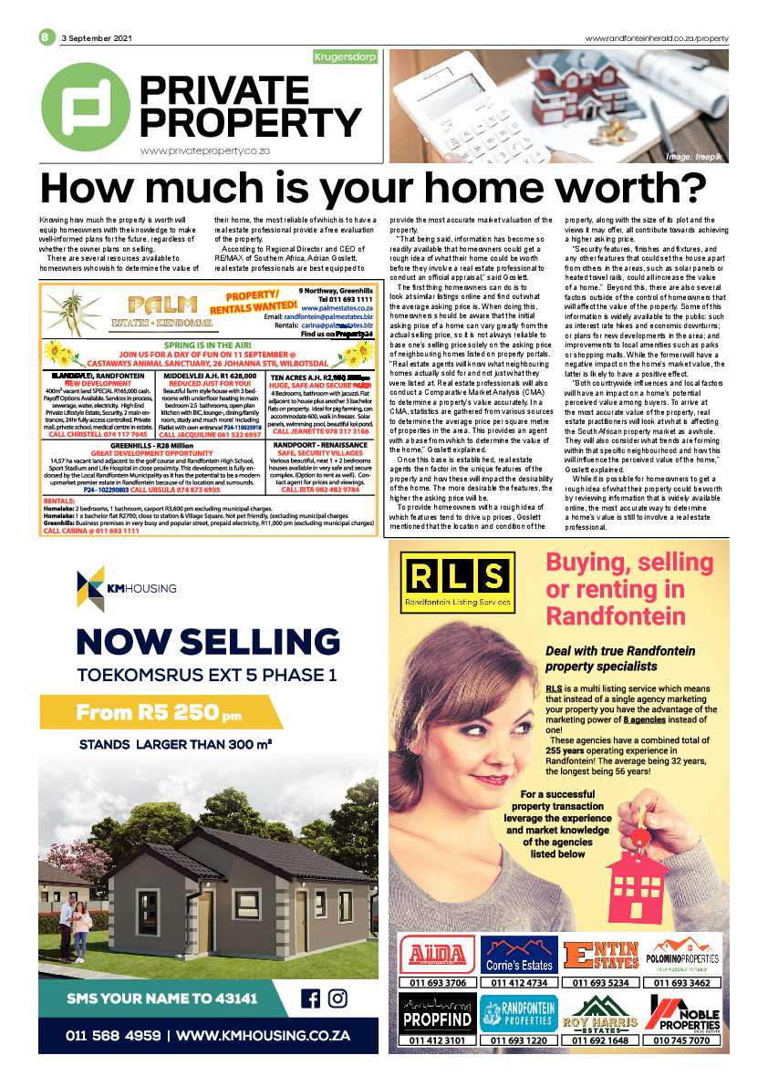 Randfontein Herald 3 September 2021 page 8