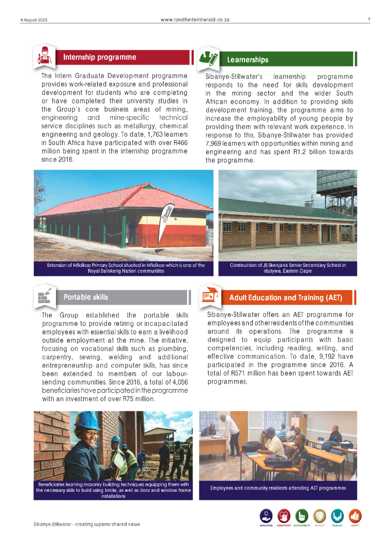 Randfontein Herald 4 August 2023 page 7
