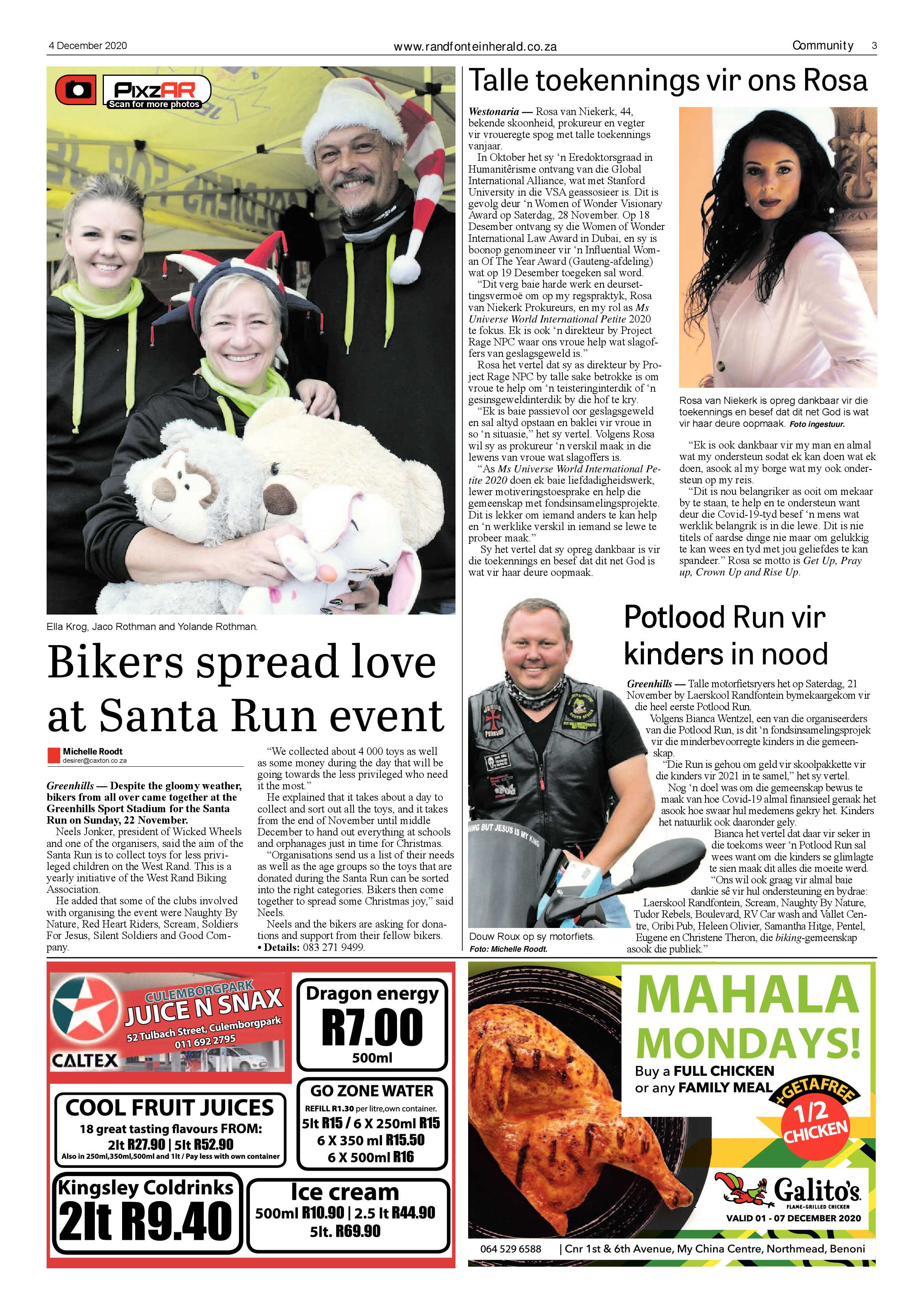 Randfontein Herald 4 December 2020 page 3