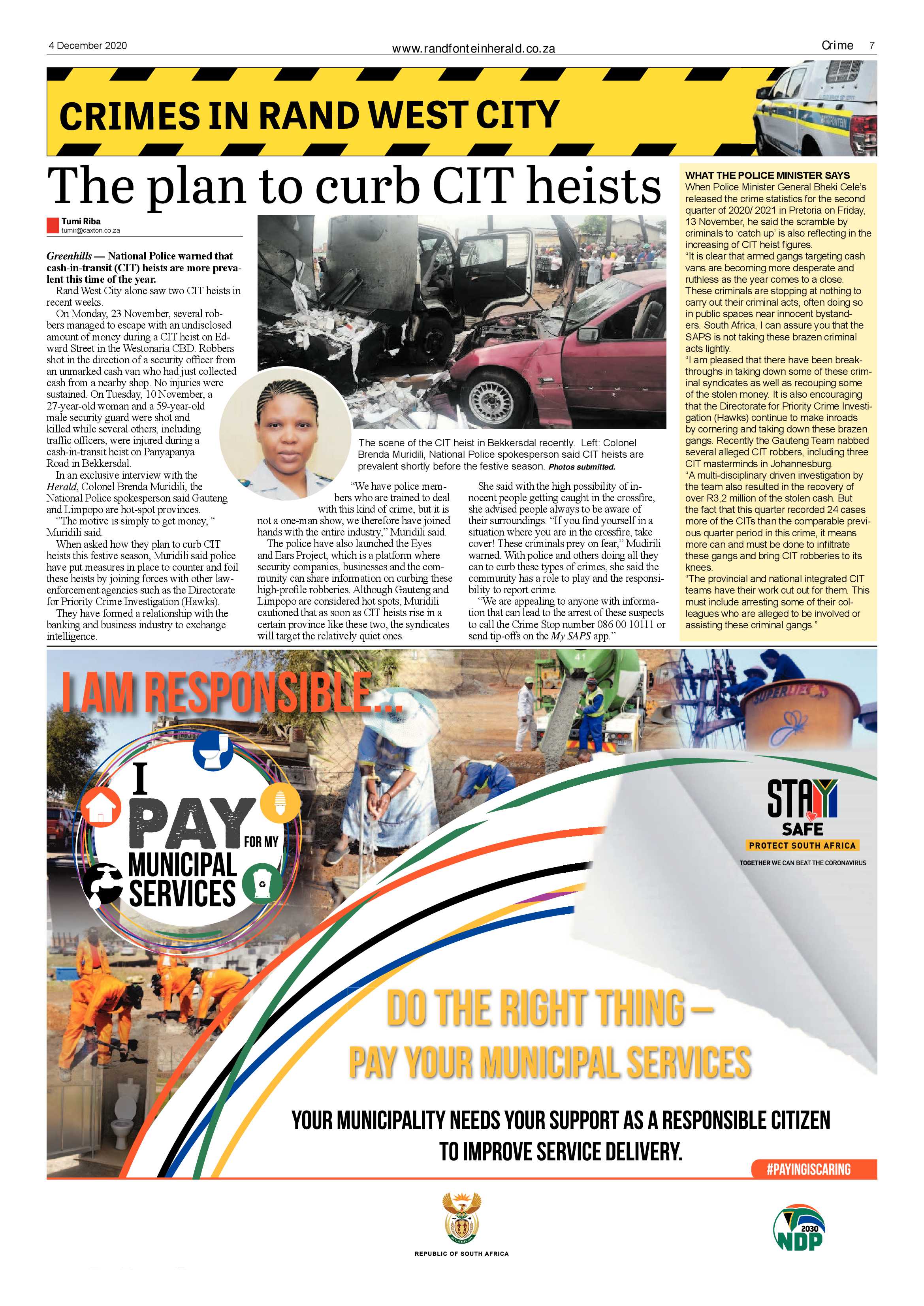Randfontein Herald 4 December 2020 page 7