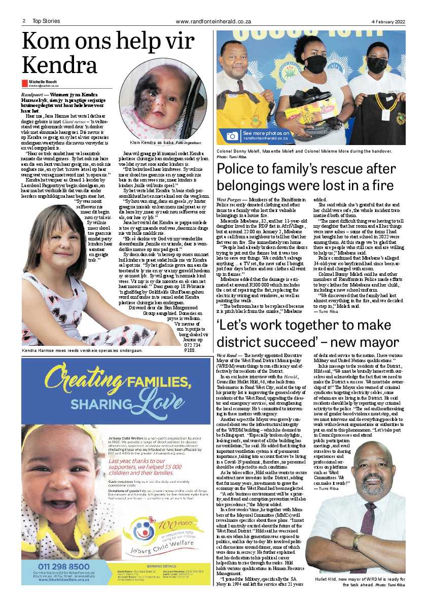 Randfontein Herald 4 February 2022 page 2