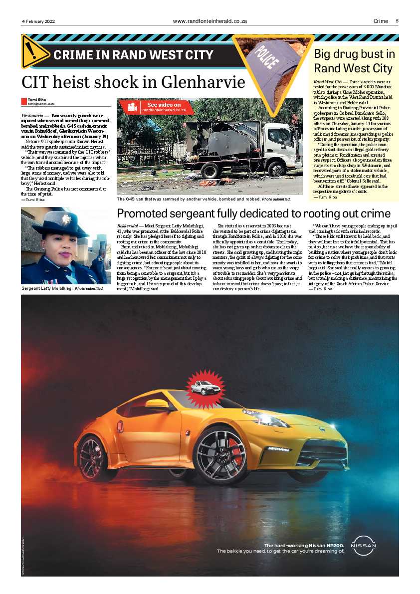 Randfontein Herald 4 February 2022 page 5