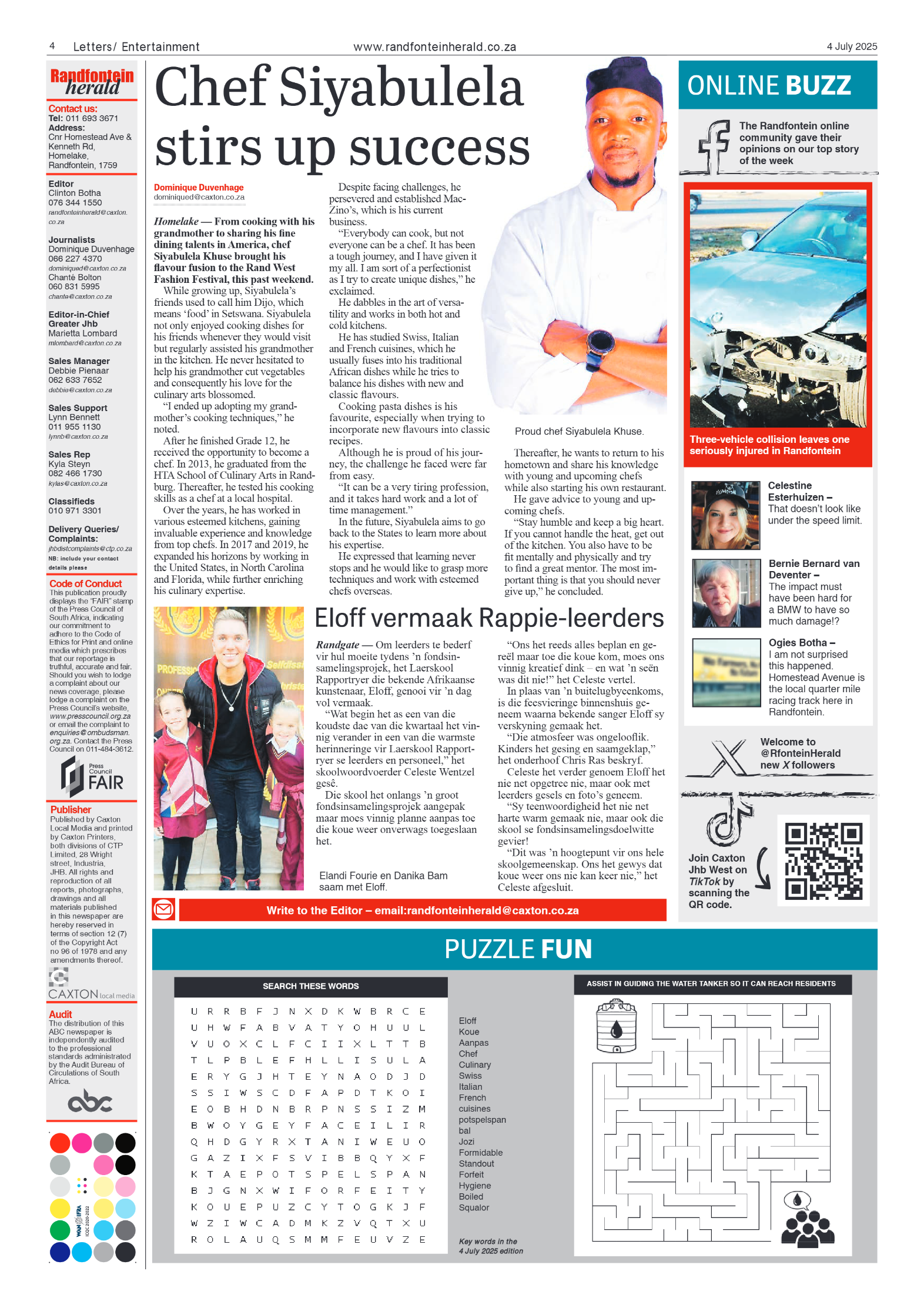 Randfontein Herald 4 July 2025 page 4