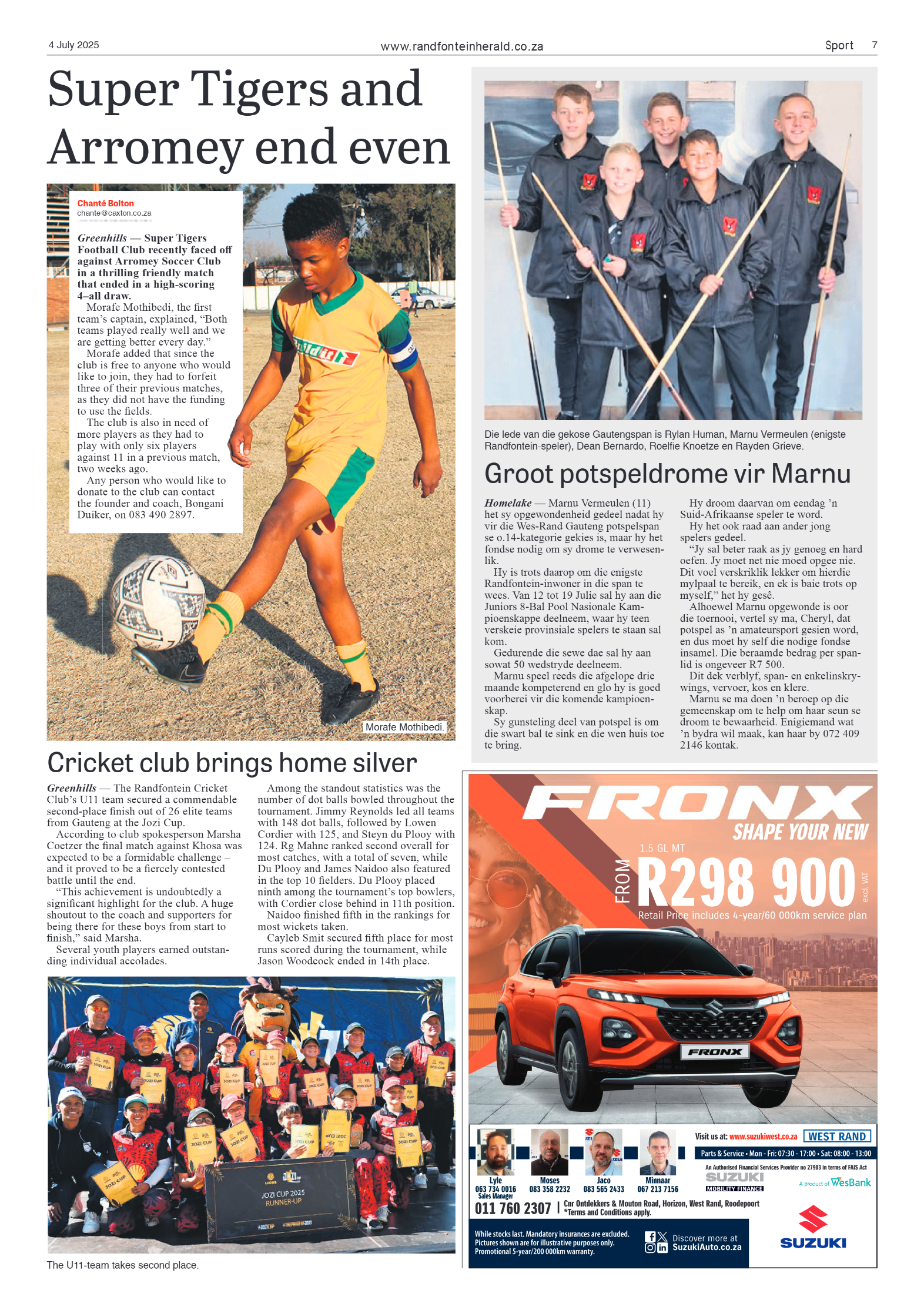 Randfontein Herald 4 July 2025 page 7