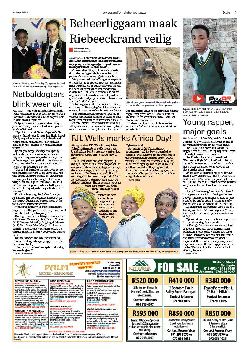 Randfontein Herald 4 June 2021 page 5