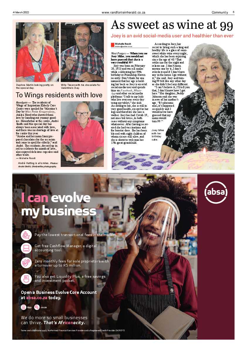 Randfontein Herald 4 March 2022 page 5