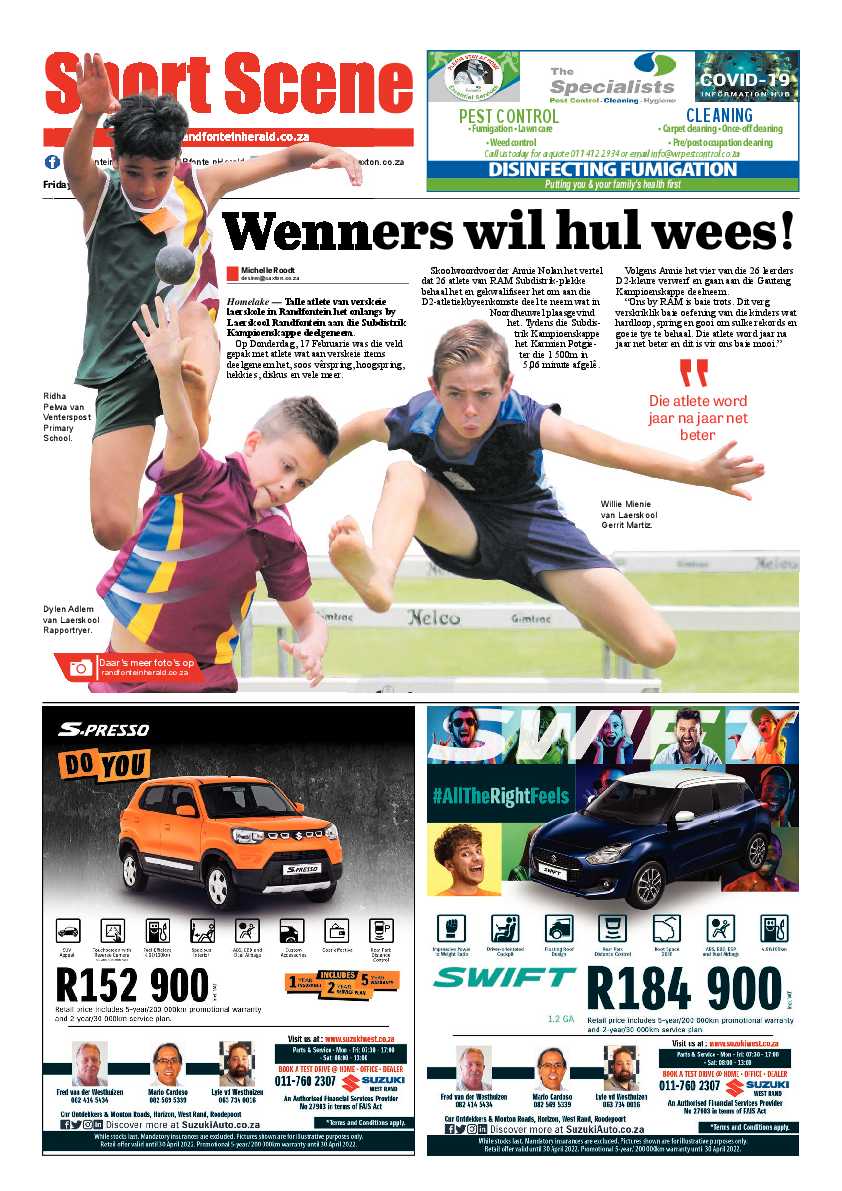 Randfontein Herald 4 March 2022 page 8