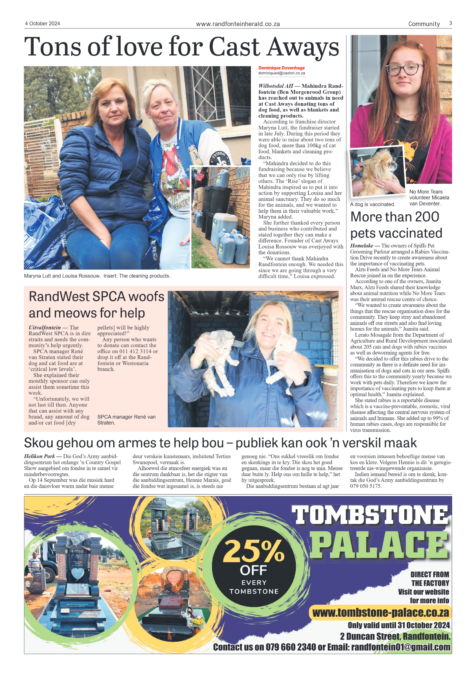 Randfontein Herald 4 October 2024 page 3