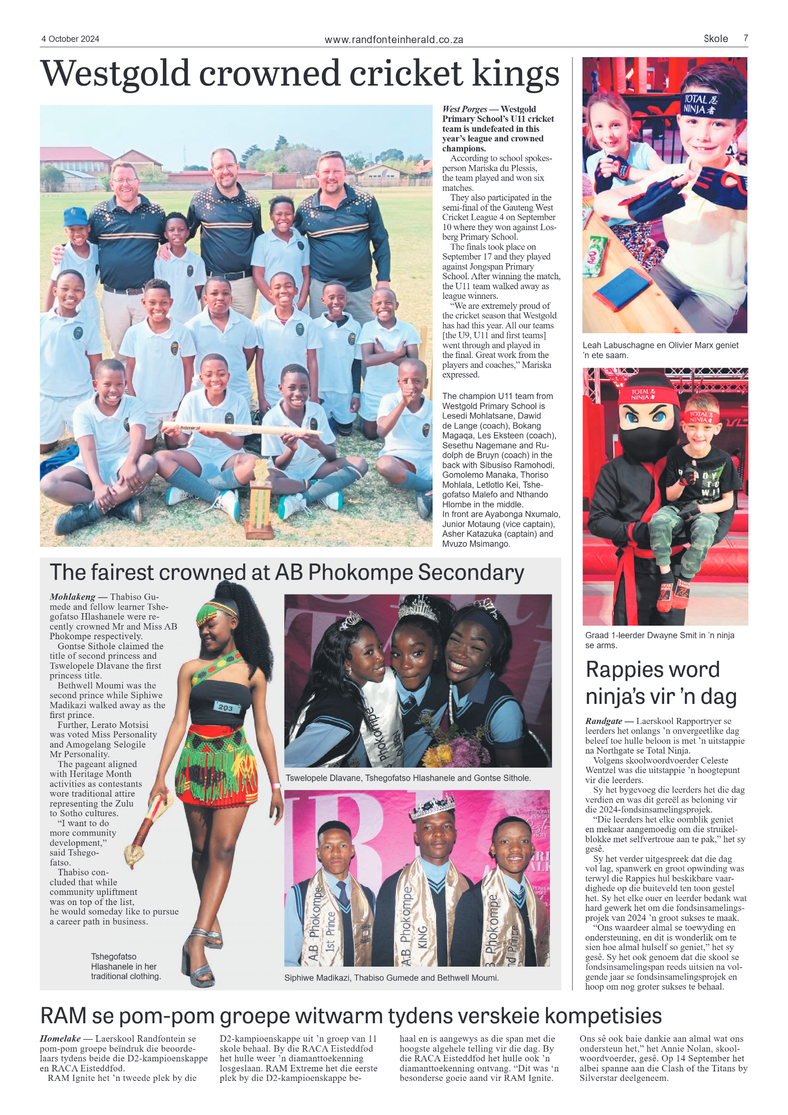 Randfontein Herald 4 October 2024 page 7