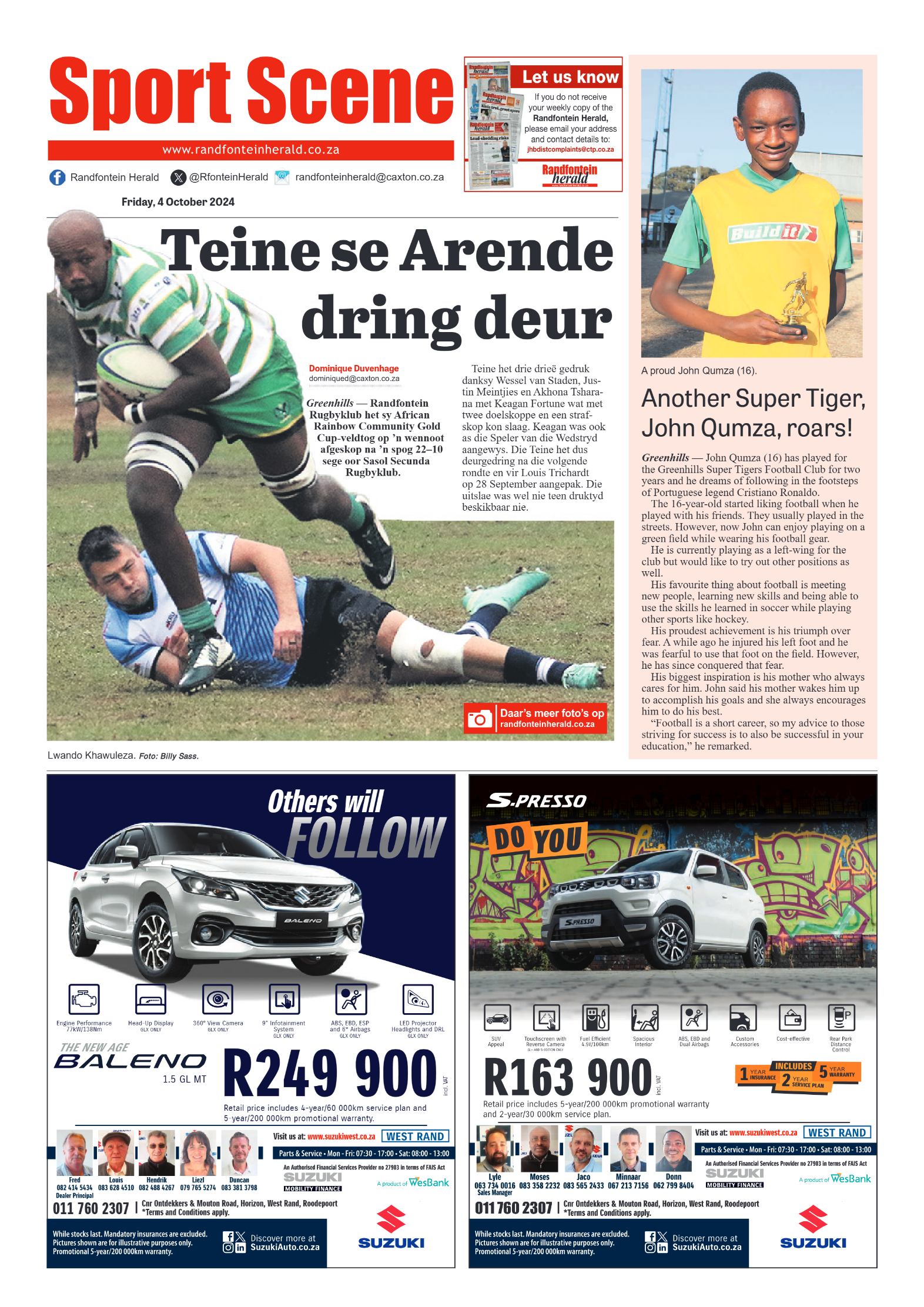 Randfontein Herald 4 October 2024 page 8