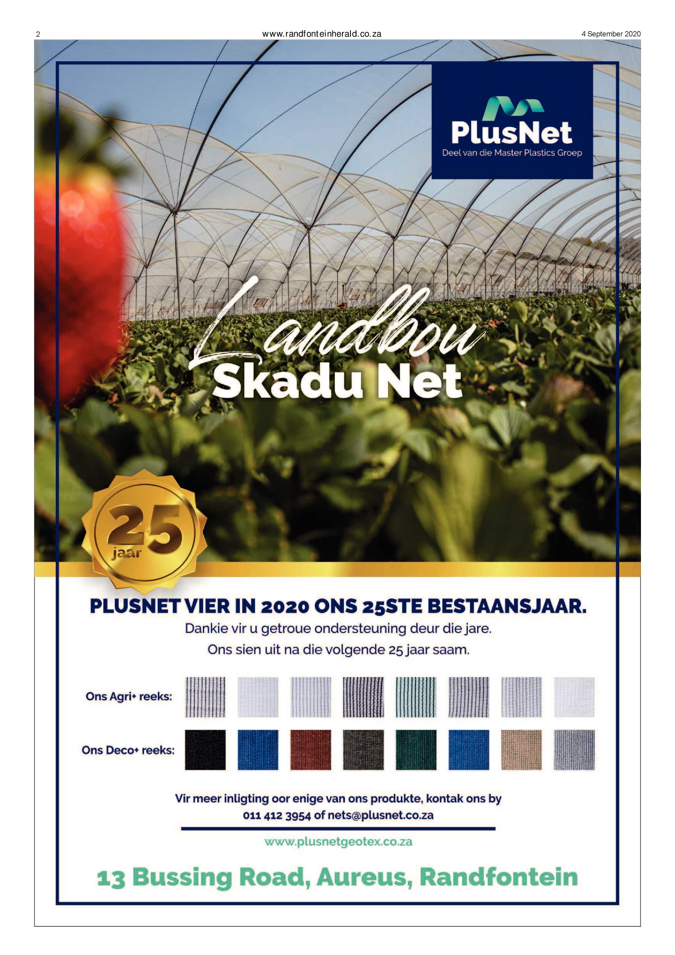 Randfontein Herald 4 September 2020 page 2