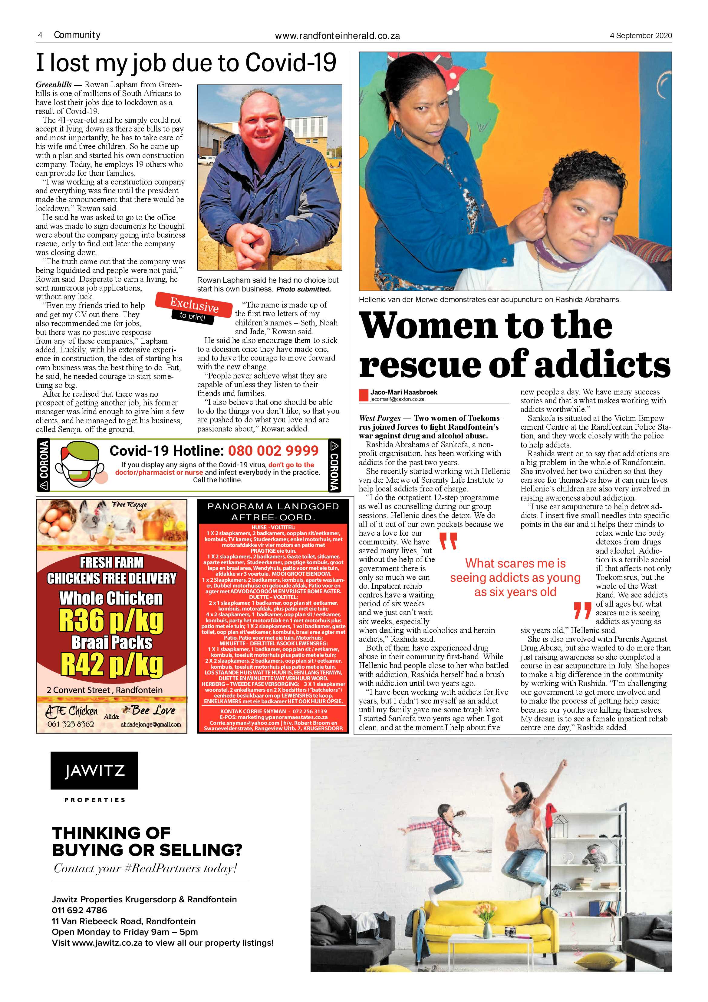 Randfontein Herald 4 September 2020 page 4