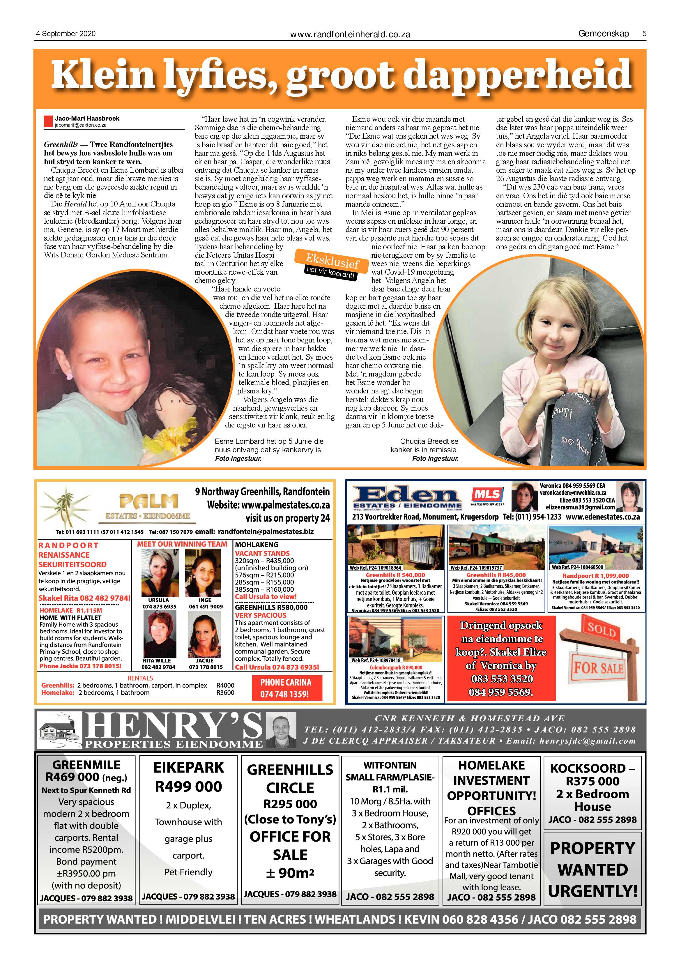Randfontein Herald 4 September 2020 page 5
