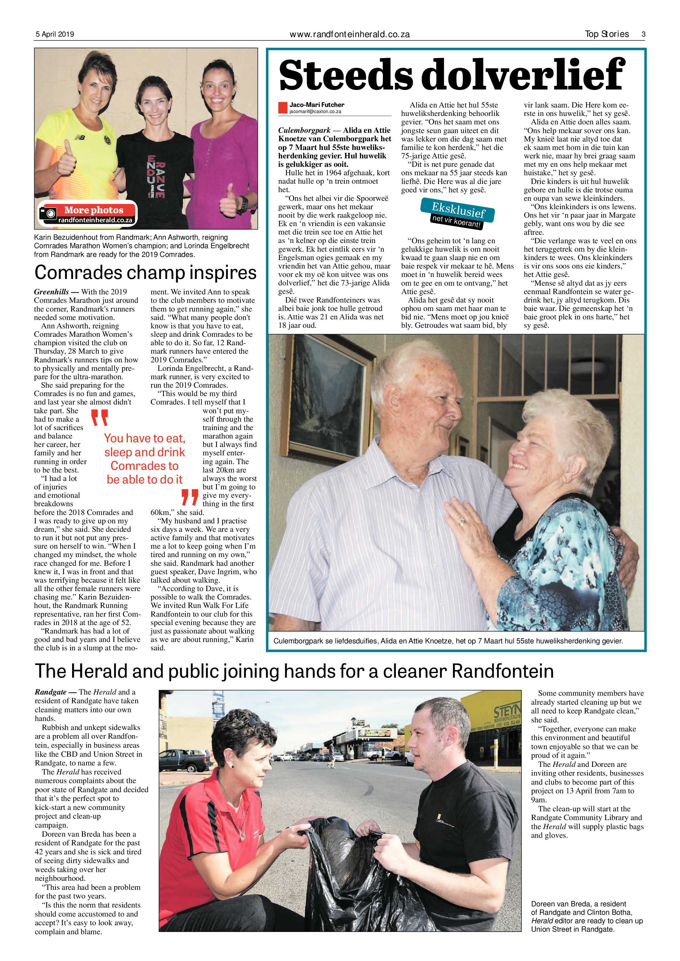 Randfontein Herald 5 April 2019 page 3