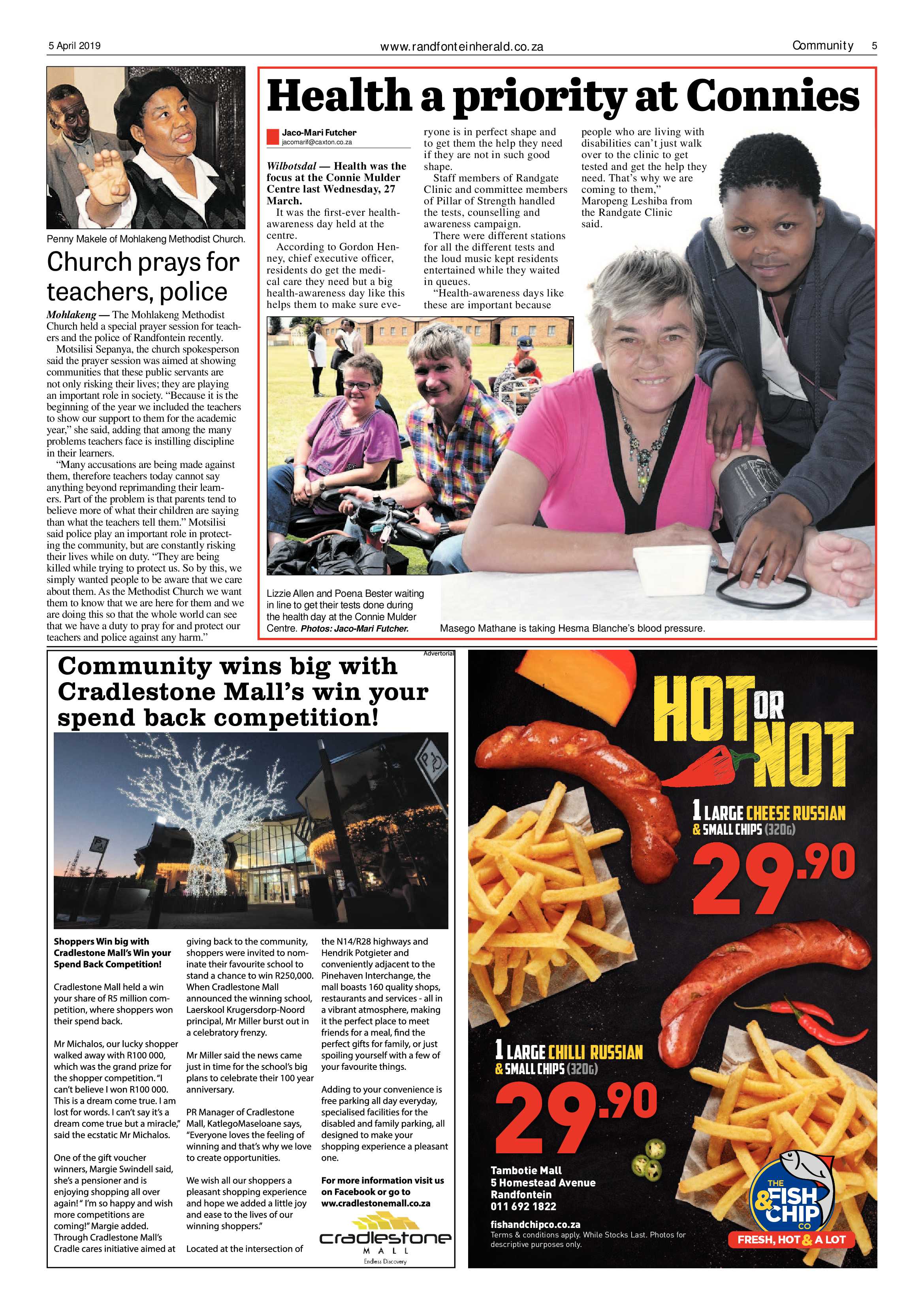 Randfontein Herald 5 April 2019 page 5