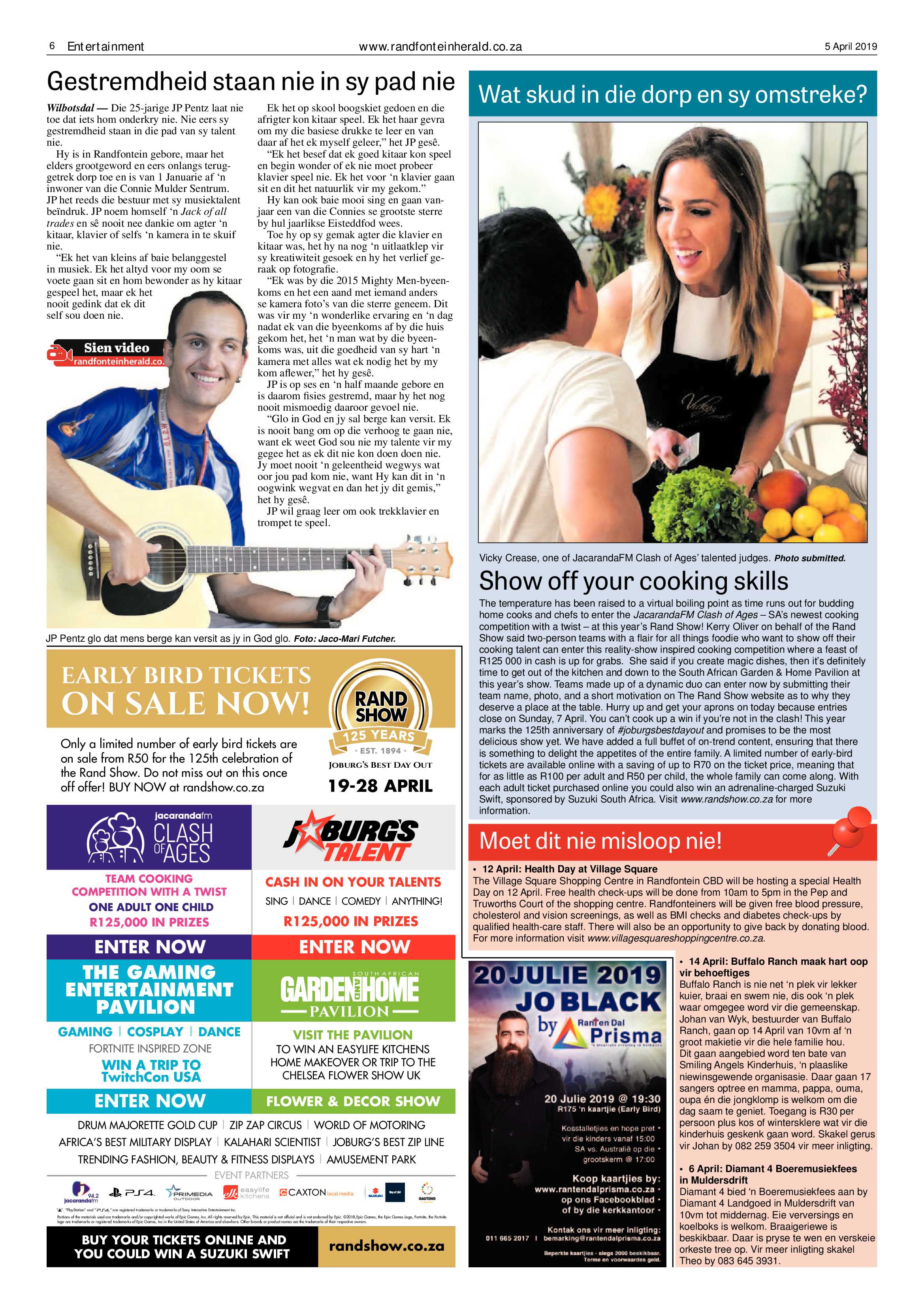Randfontein Herald 5 April 2019 page 6