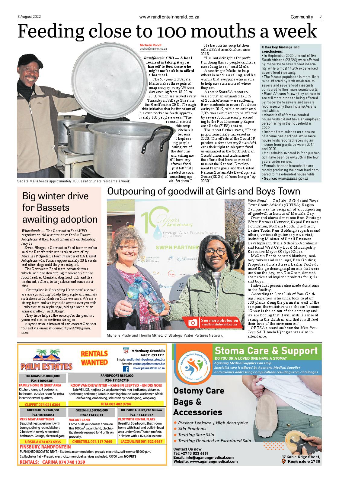Randfontein Herald 5 August 2022 page 3