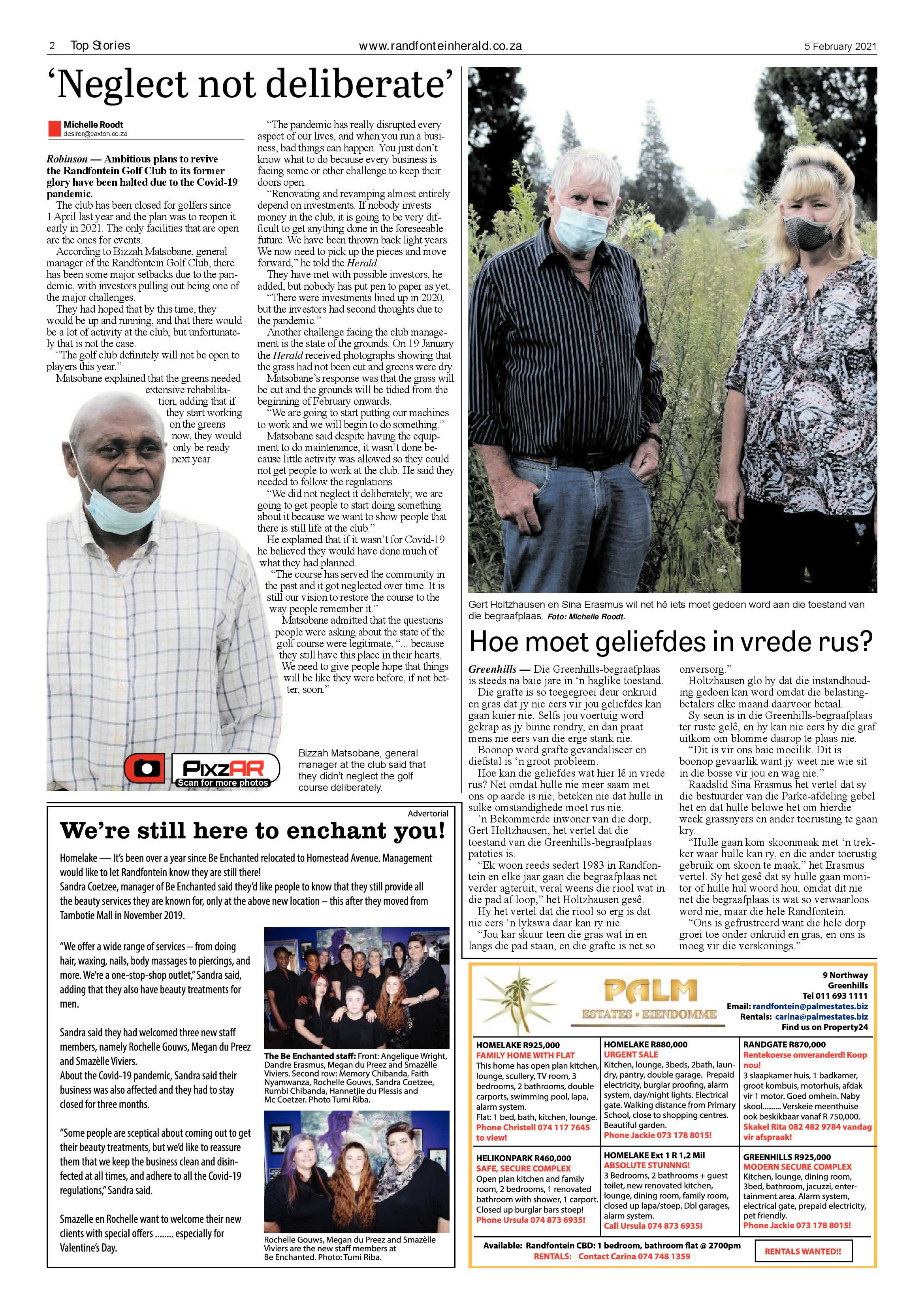 Randfontein Herald 5 February 2021 page 2