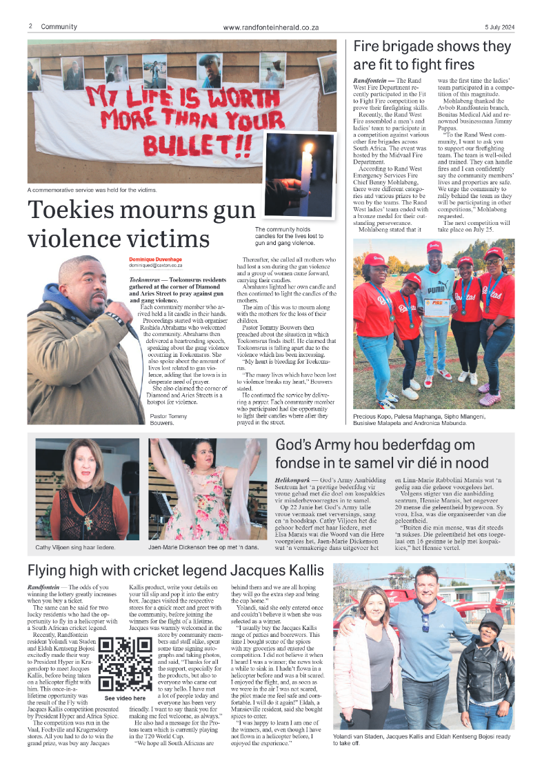 Randfontein Herald 5 July 2024 page 2