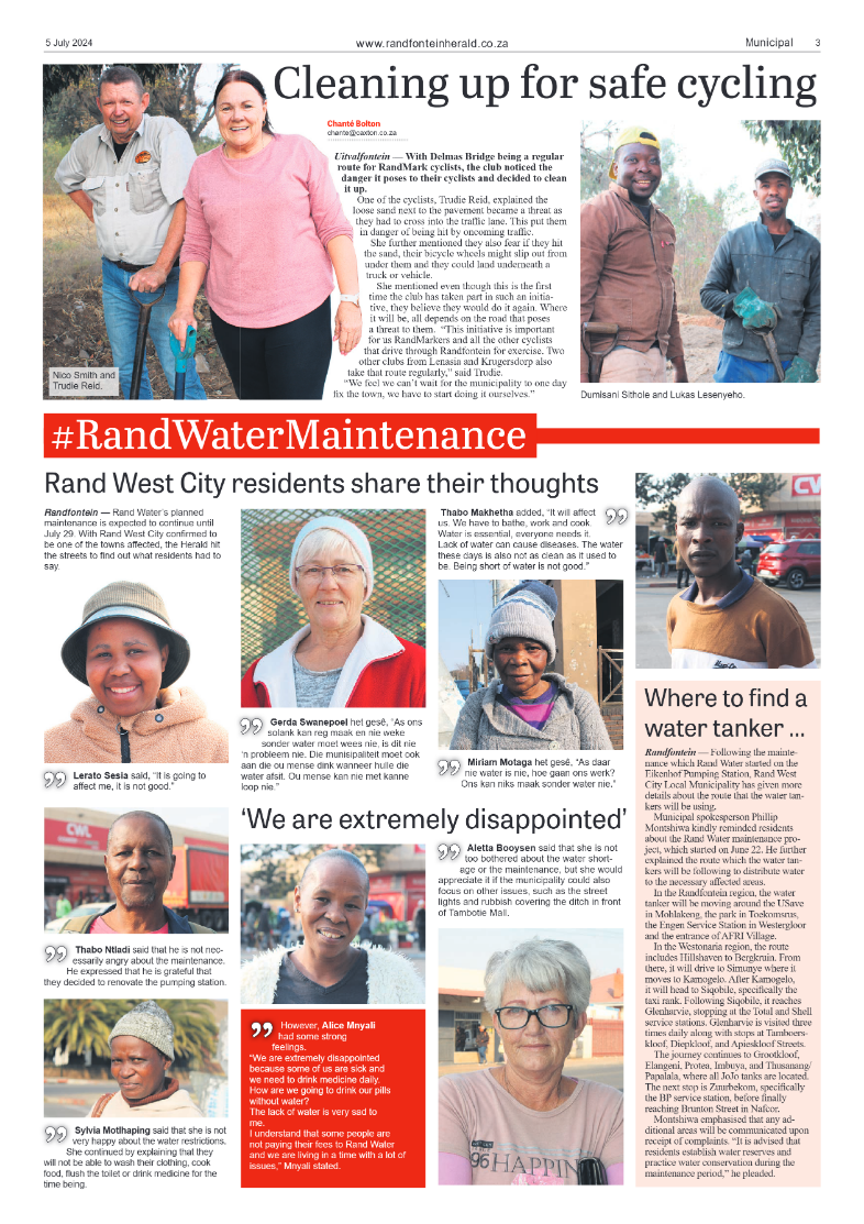 Randfontein Herald 5 July 2024 page 3