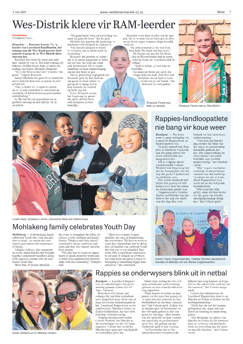 Randfontein Herald 5 July 2024 page 7