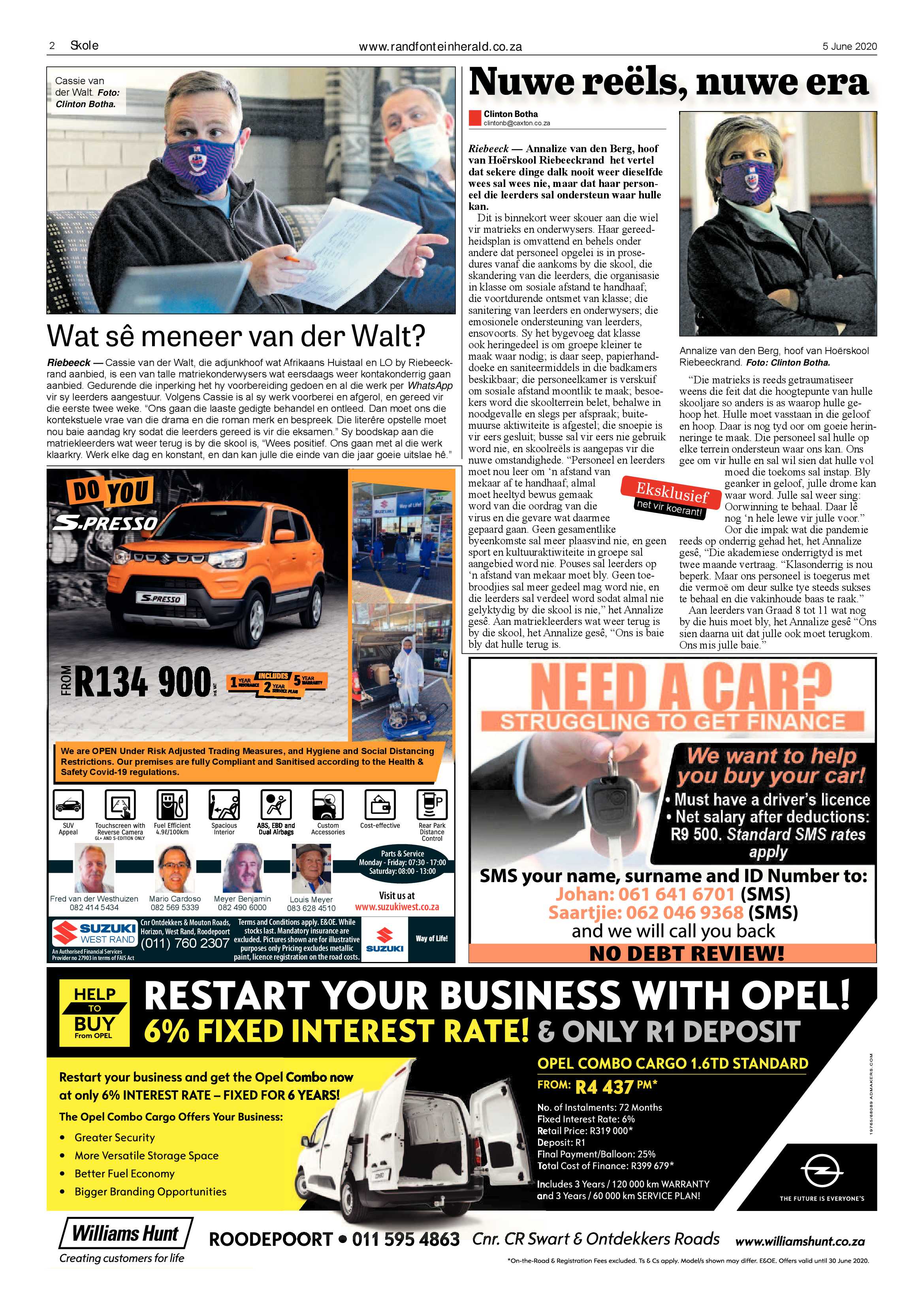 Randfontein Herald 5 June 2020 page 2