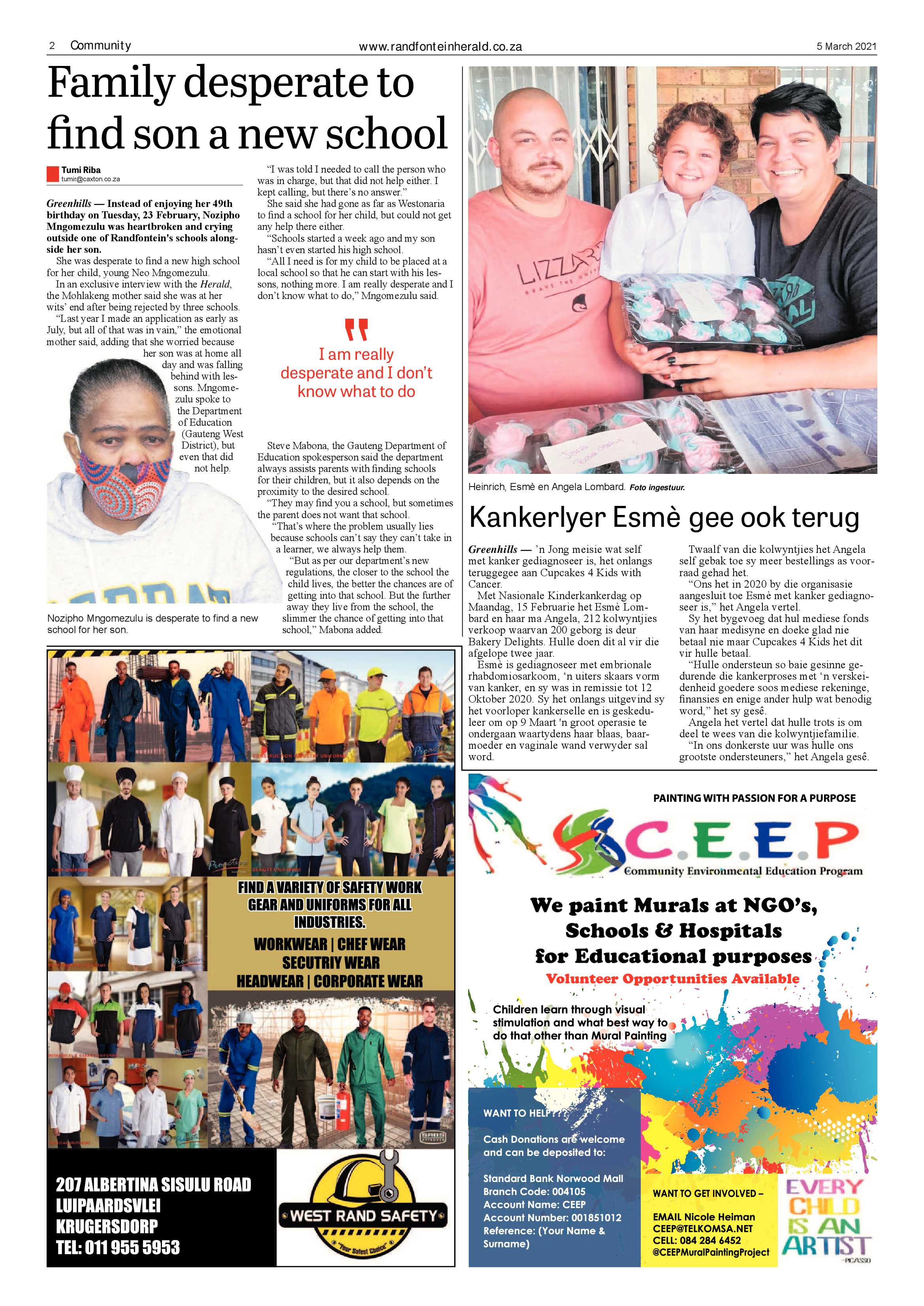 Randfontein Herald 5 March 2021 page 2