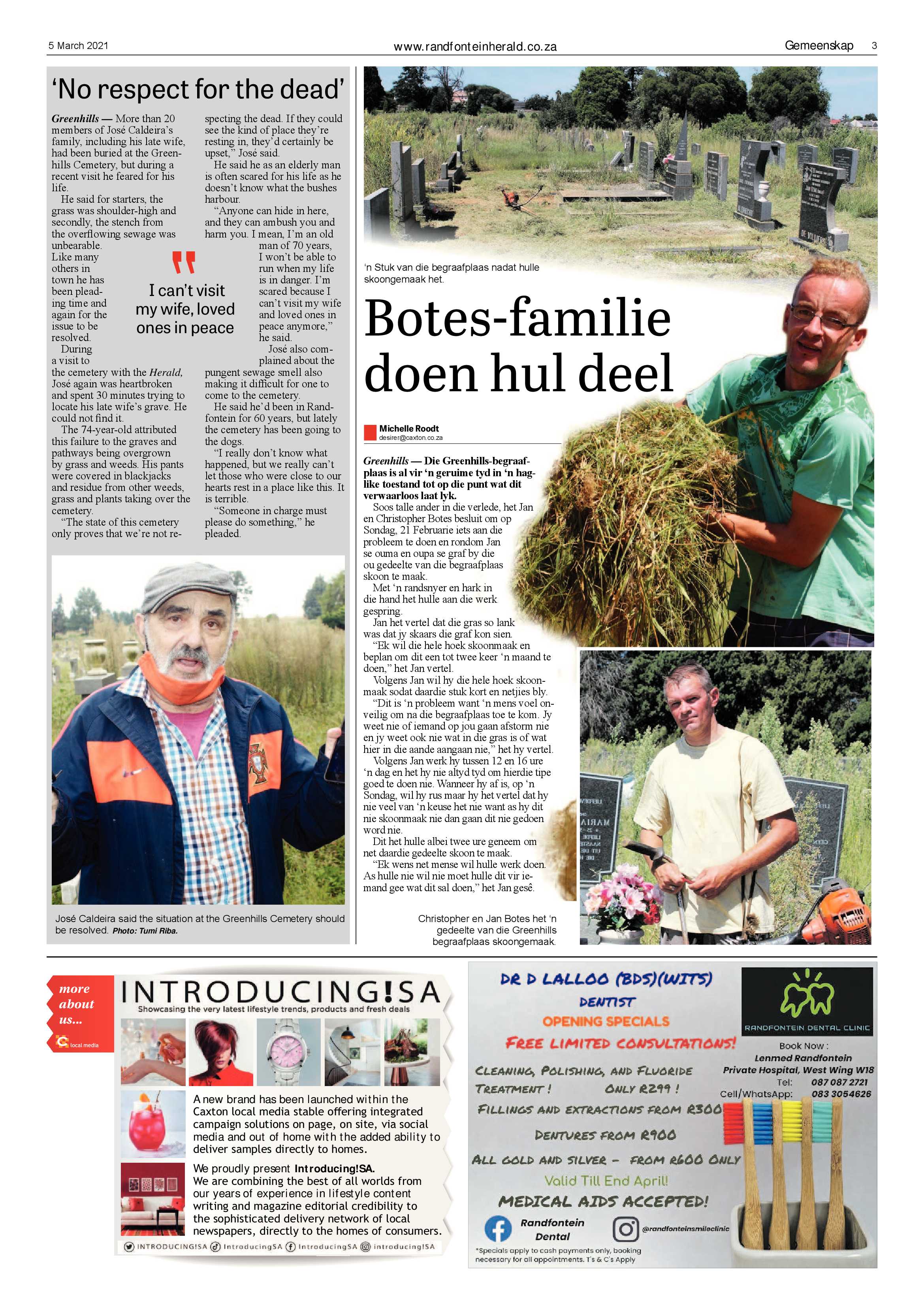 Randfontein Herald 5 March 2021 page 3