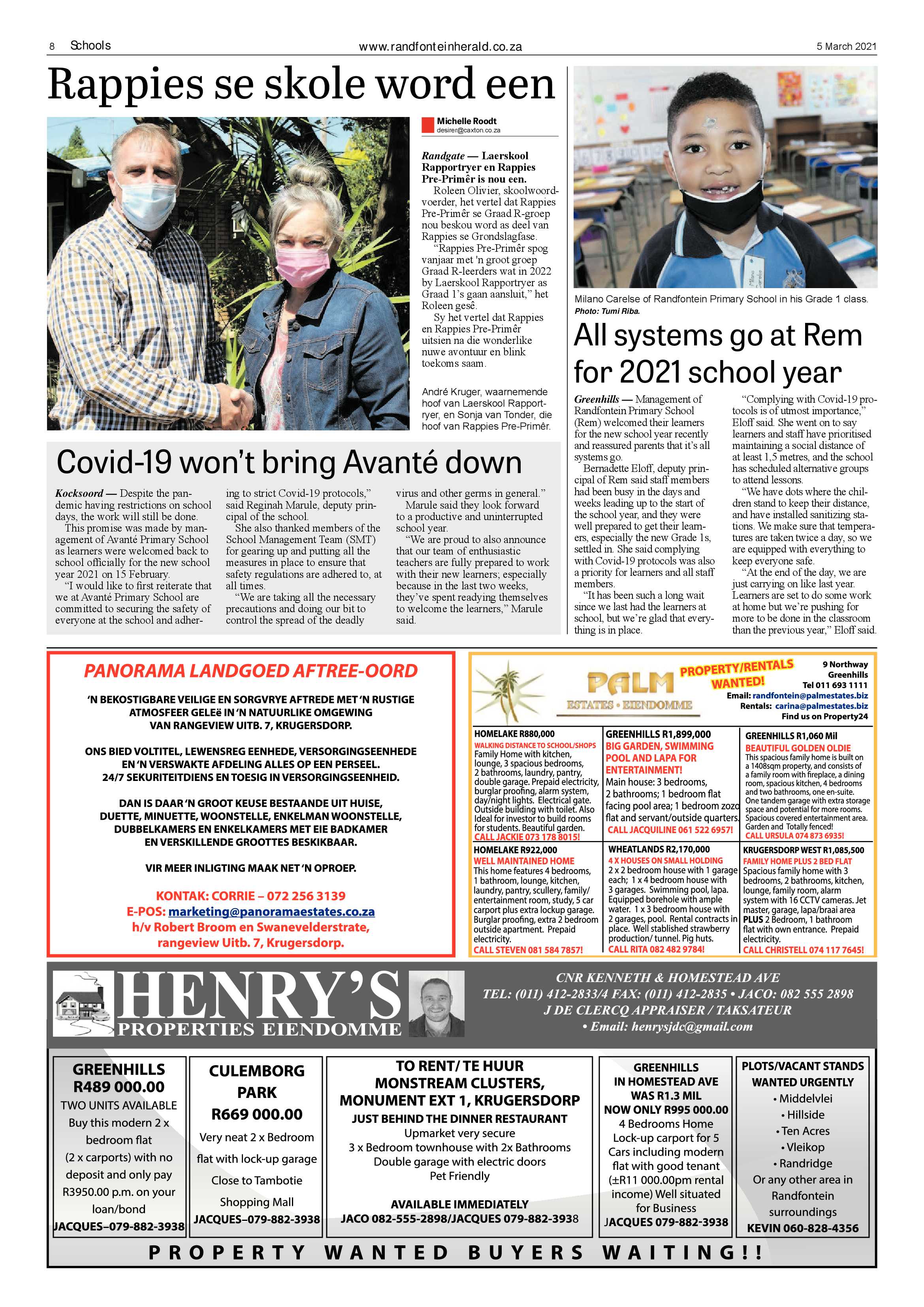 Randfontein Herald 5 March 2021 page 8