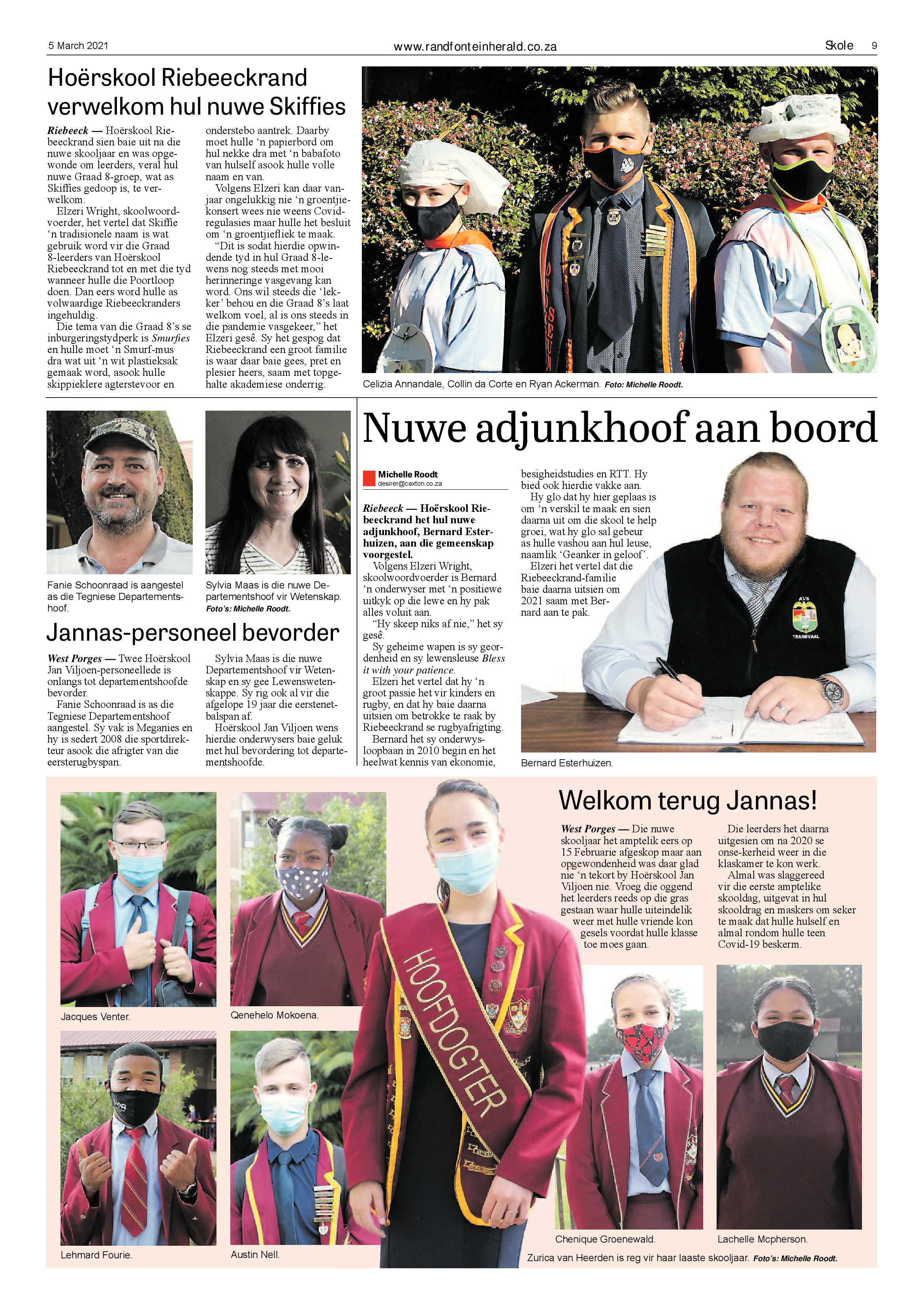 Randfontein Herald 5 March 2021 page 9