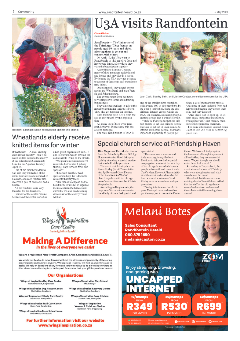 Randfontein Herald 5 May 2023 page 2